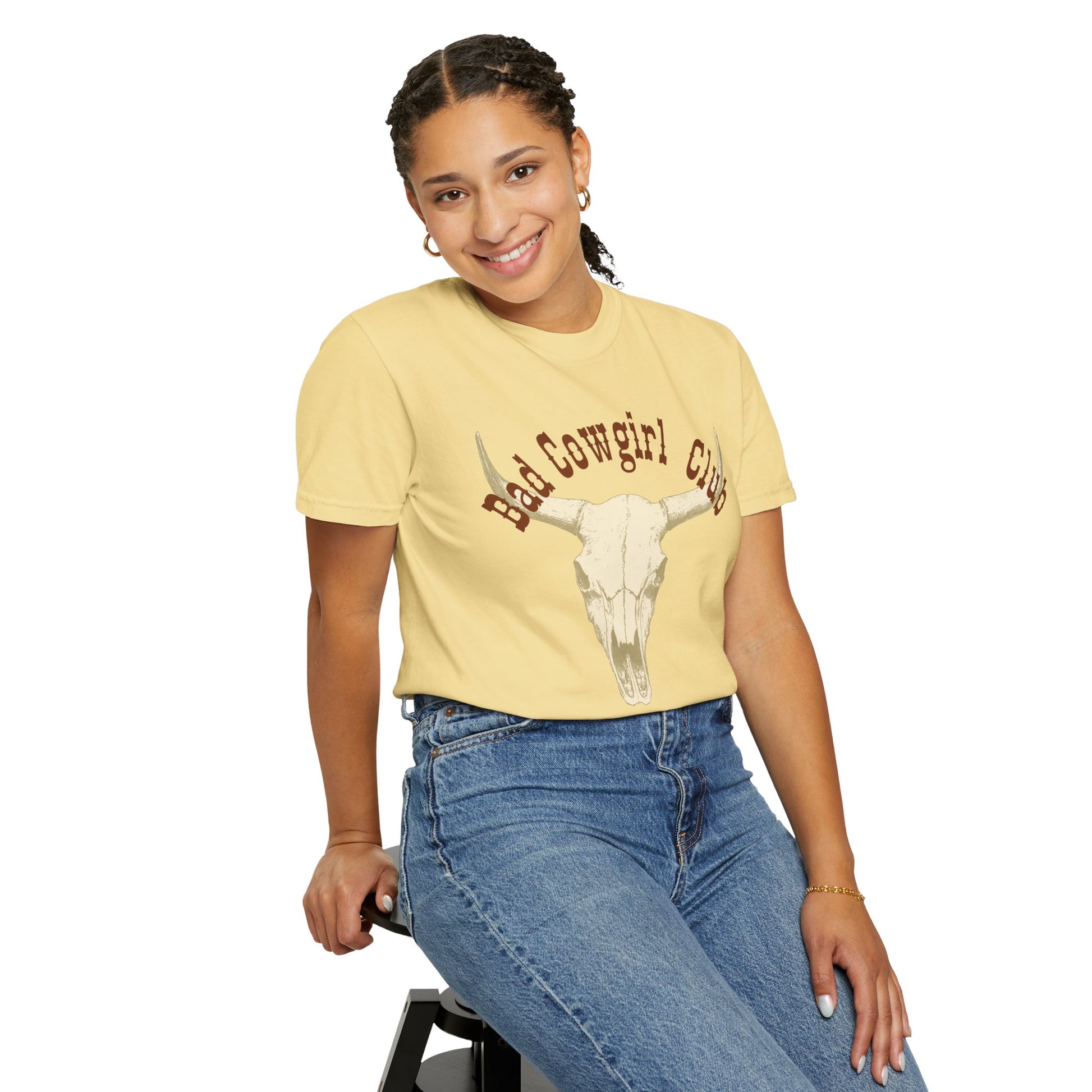 Boho Cowgirl T-Shirt - Southern Style Western Theme Fun Sassy Unisex Garment-Dyed Tee