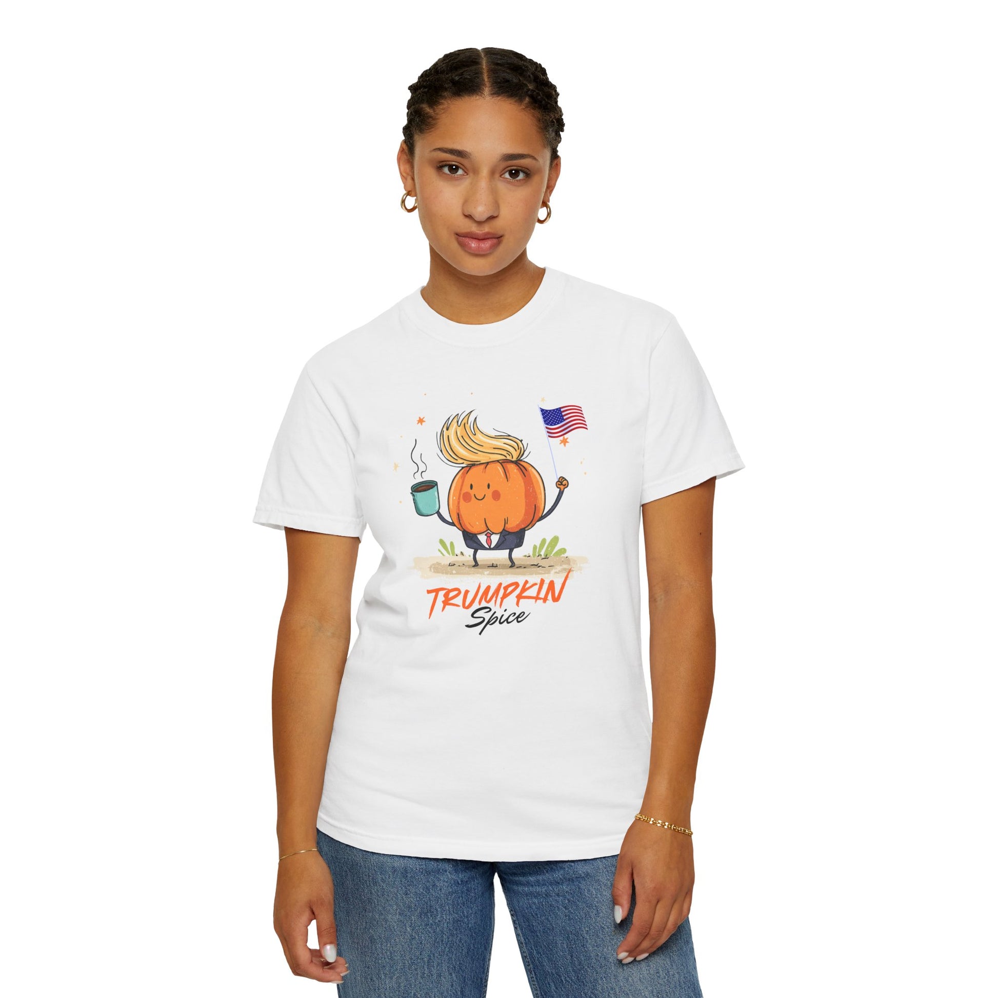 Fun Pumpkin Spice T-shirt, Fall Fashion for women, Halloween Shirt, Autumn Apparel, Holiday Gift, Maga, Cute Graphic Tee