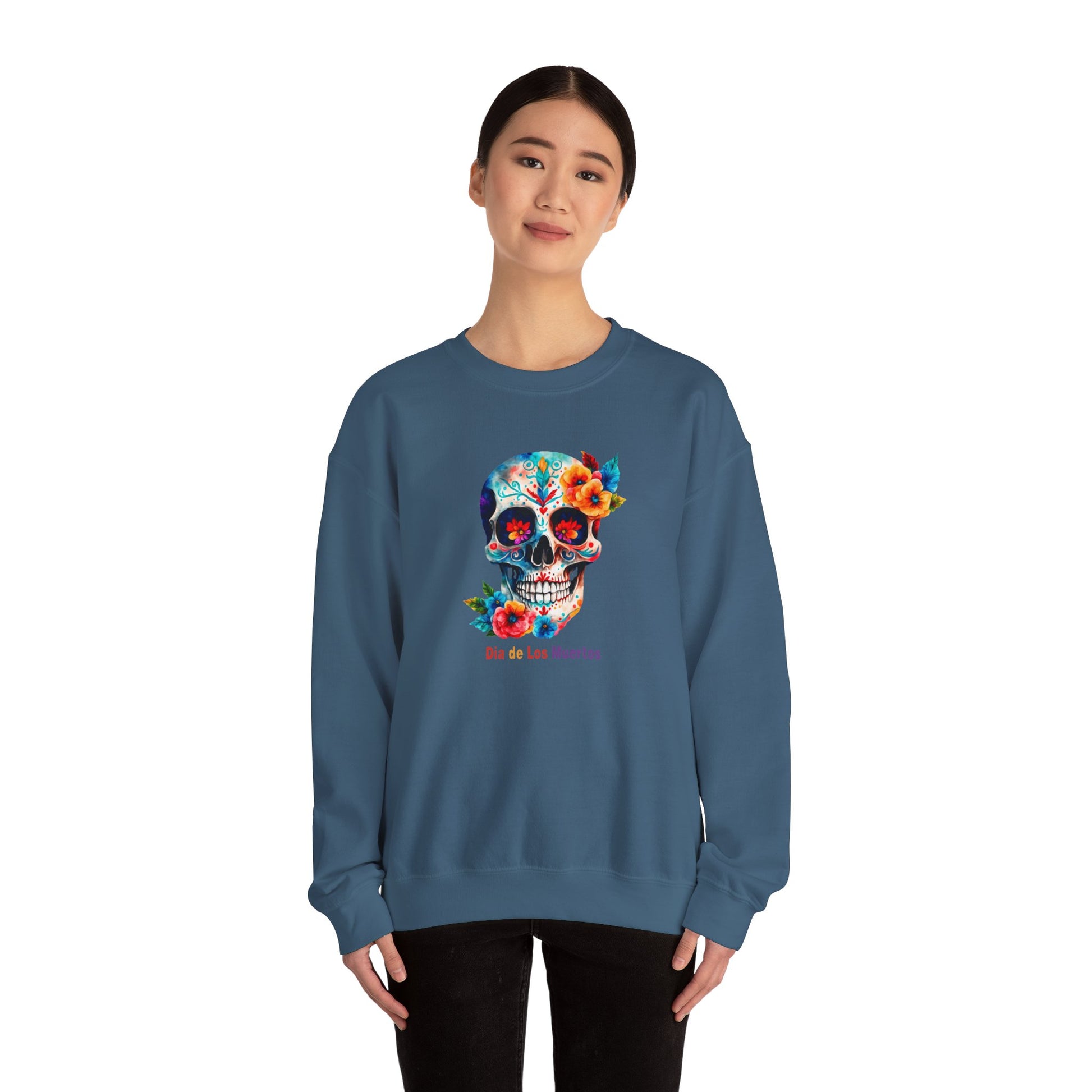 Day of the Dead, Dia de los Muertos Crewneck Sweatshirt - Halloween, Costume Unisex