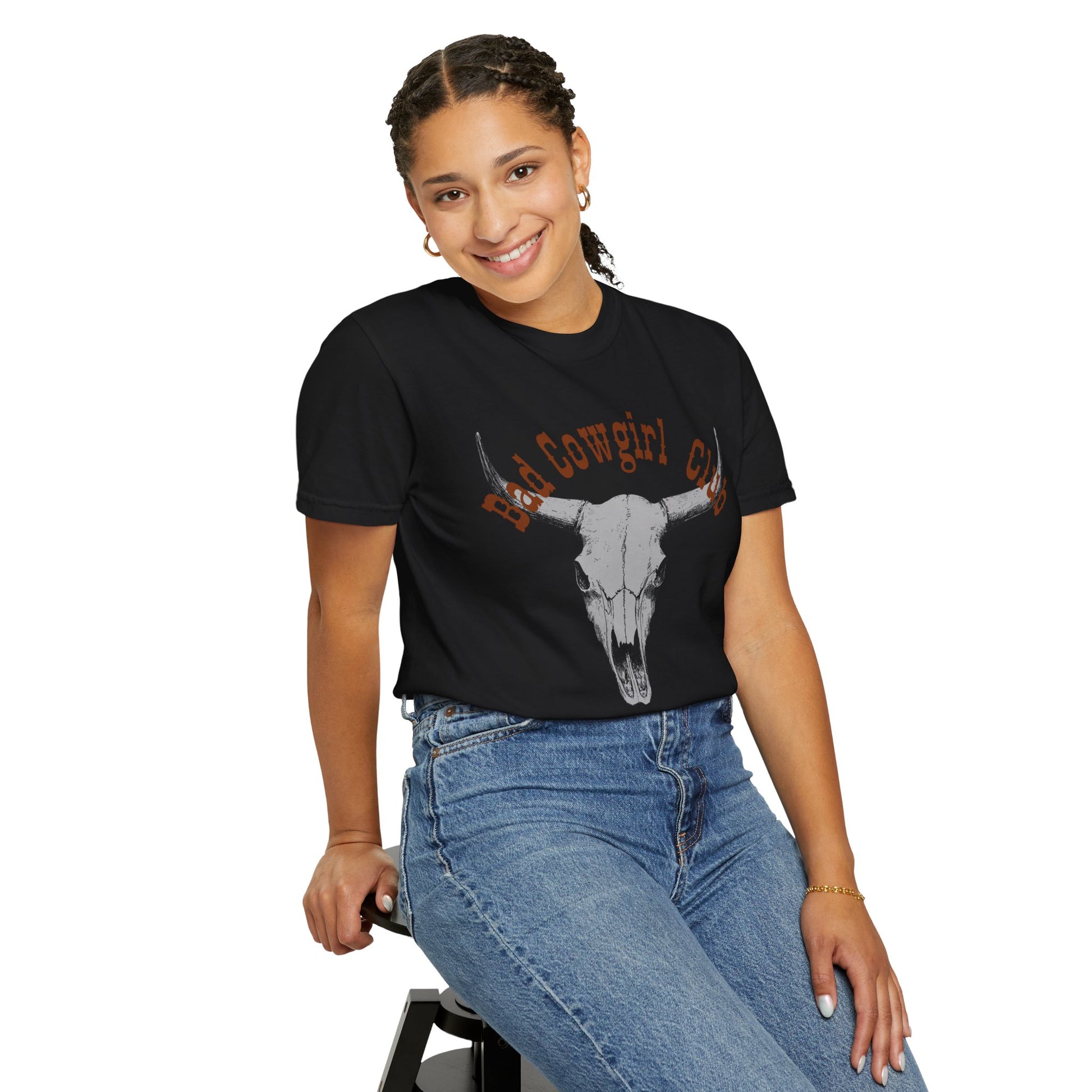 Boho Cowgirl T-Shirt - Southern Style Western Theme Fun Sassy Unisex Garment-Dyed Tee