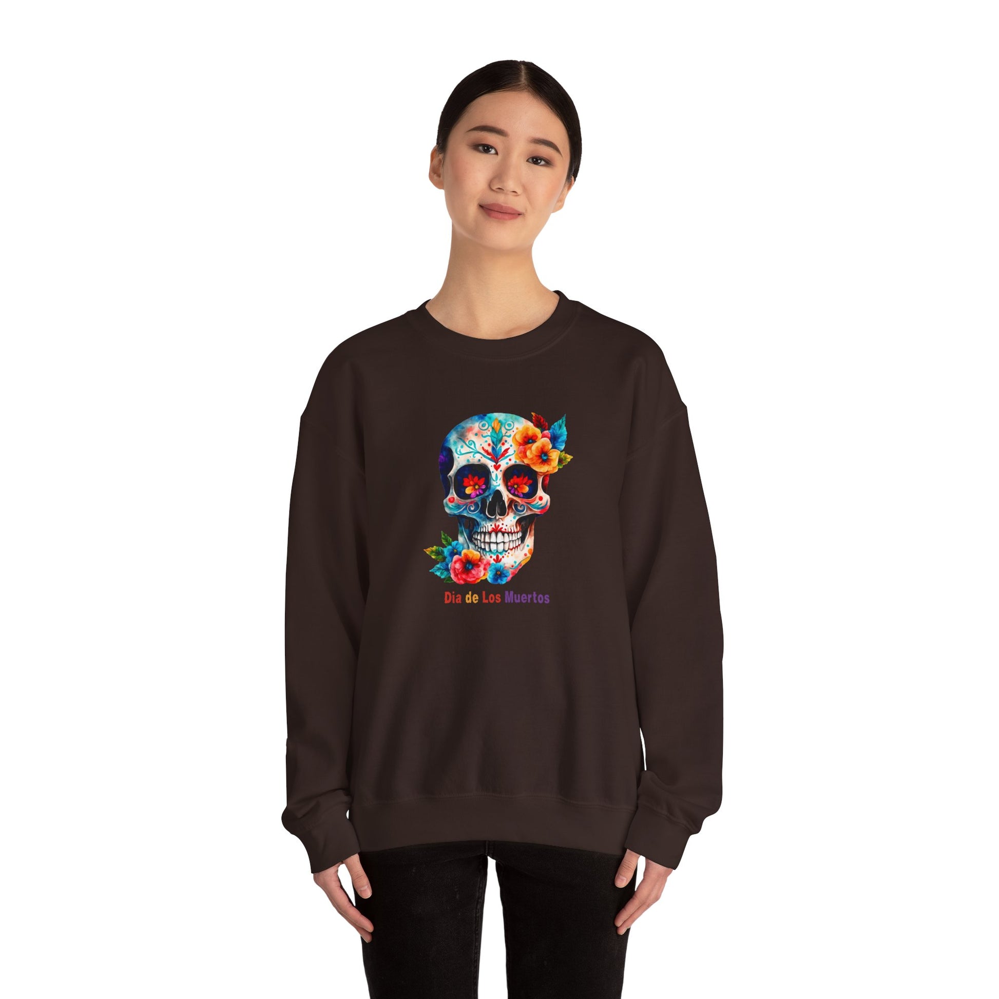 Day of the Dead, Dia de los Muertos Crewneck Sweatshirt - Halloween, Costume Unisex