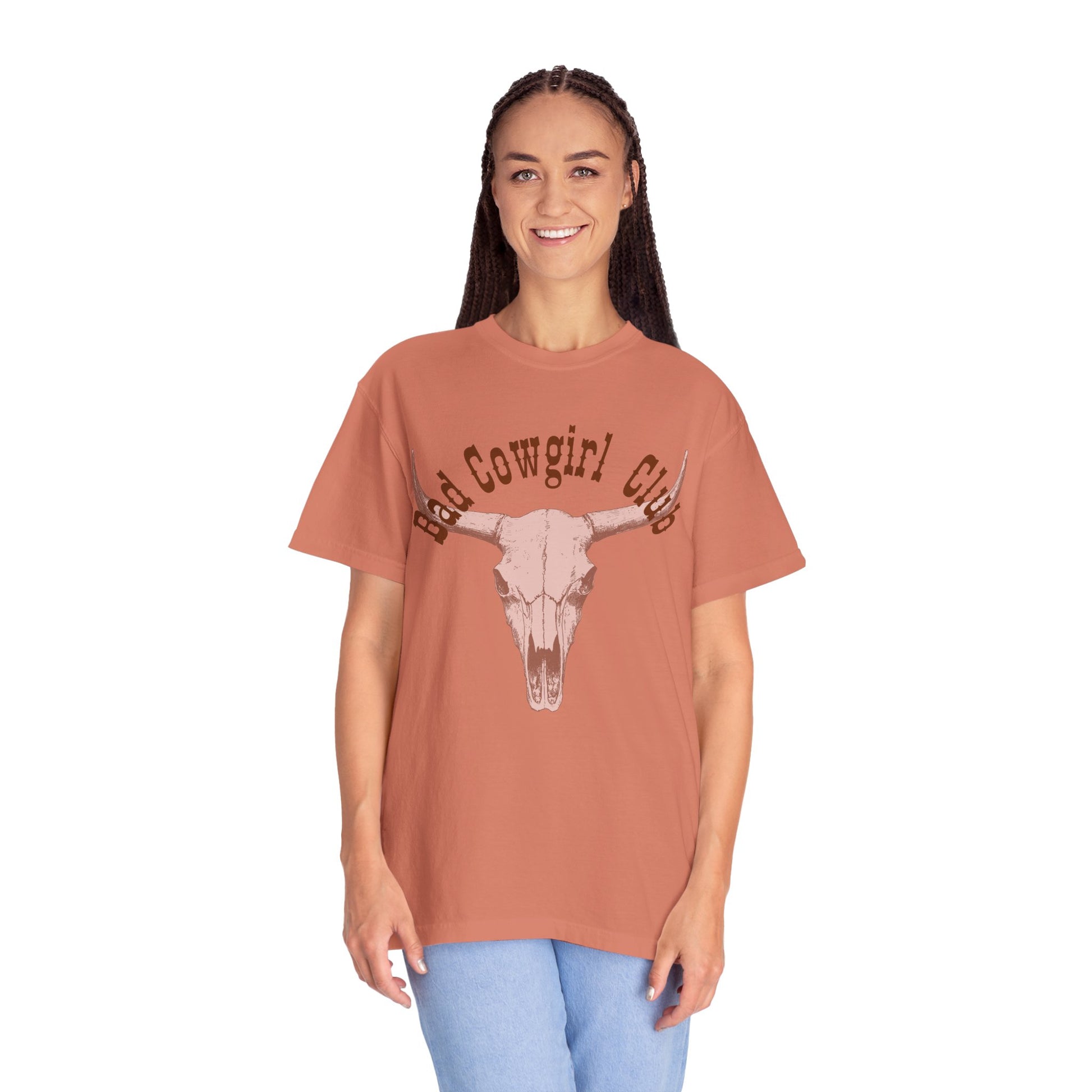 Boho Cowgirl T-Shirt - Southern Style Western Theme Fun Sassy Unisex Garment-Dyed Tee