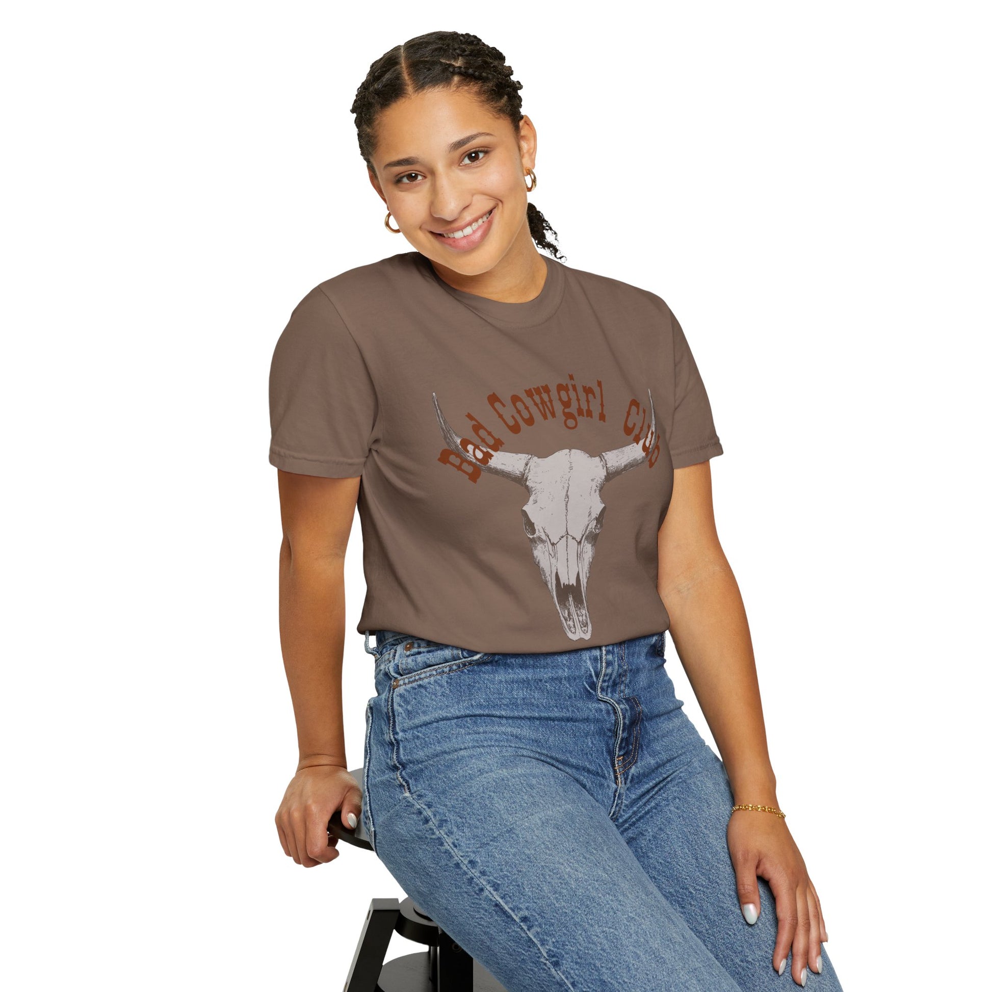 Boho Cowgirl T-Shirt - Southern Style Western Theme Fun Sassy Unisex Garment-Dyed Tee