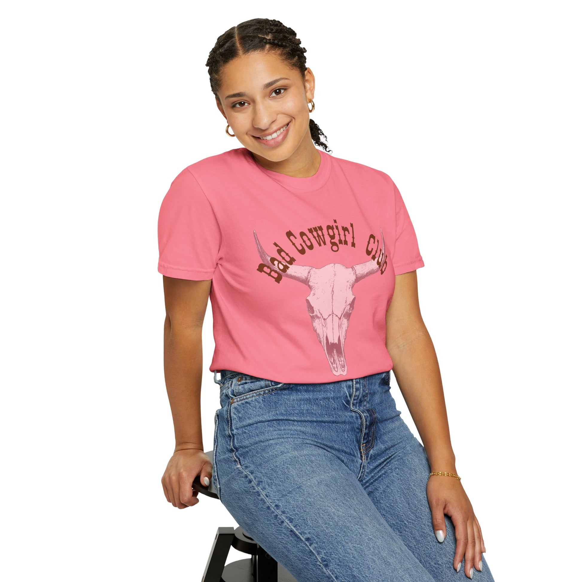 Boho Cowgirl T-Shirt - Southern Style Western Theme Fun Sassy Unisex Garment-Dyed Tee