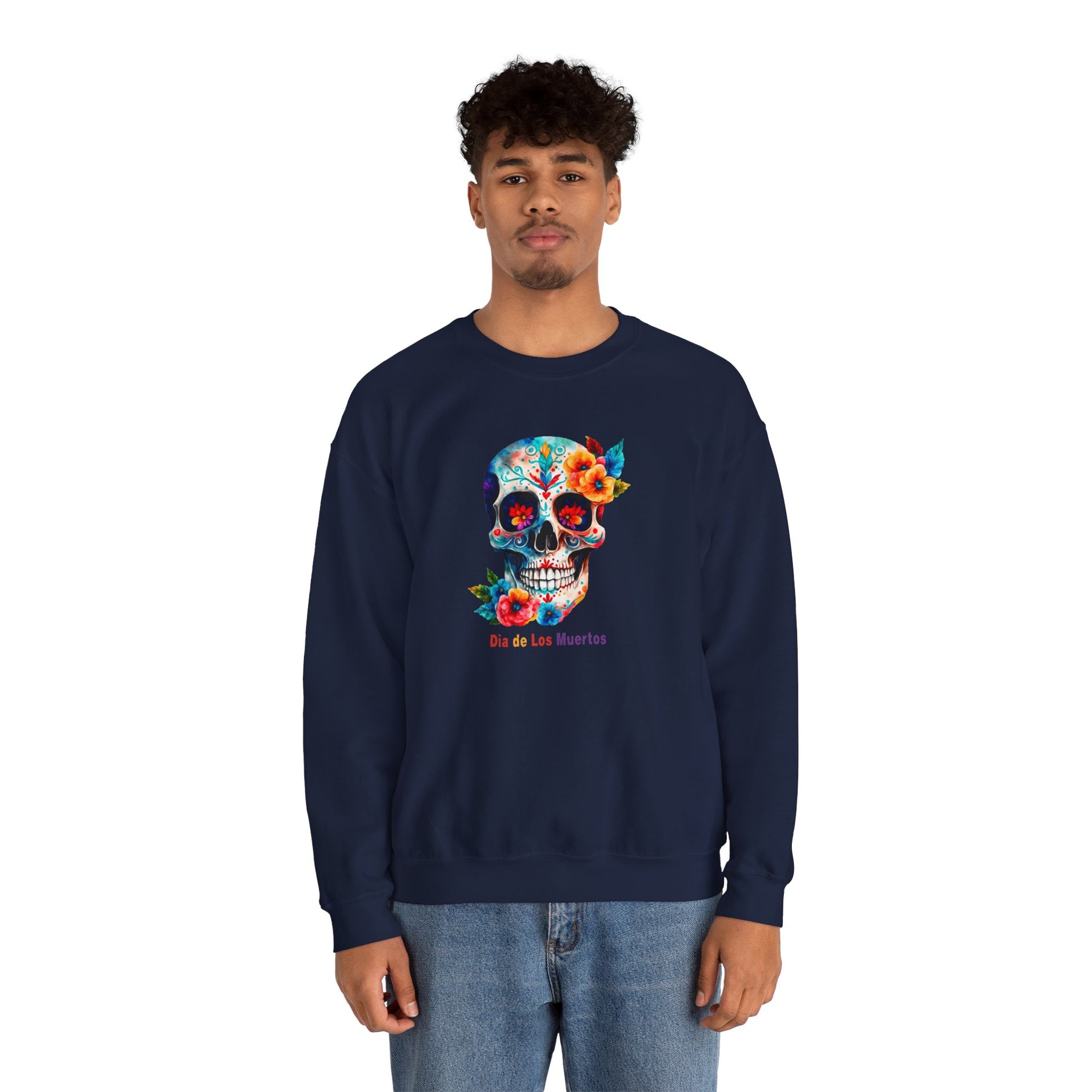 Day of the Dead, Dia de los Muertos Crewneck Sweatshirt - Halloween, Costume Unisex