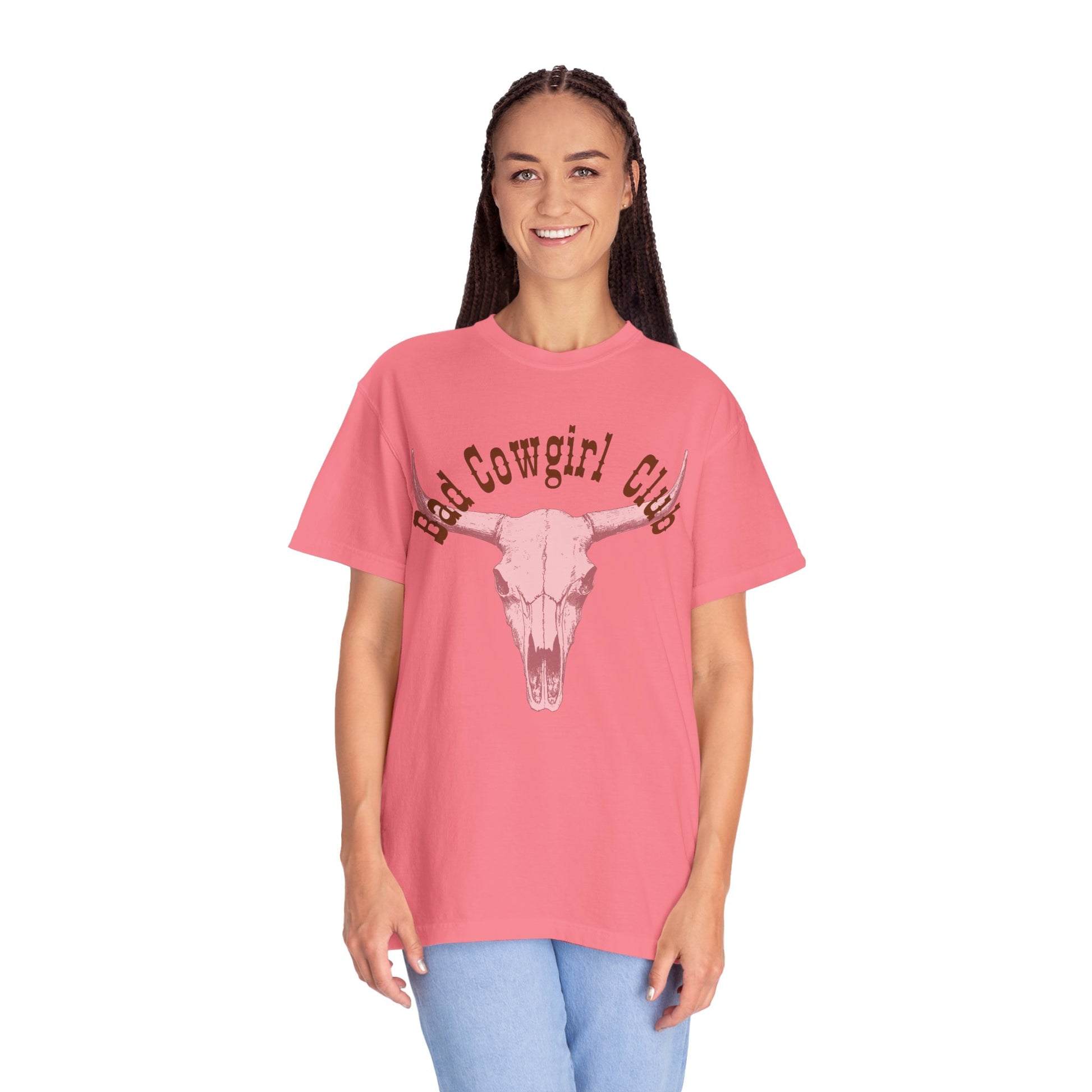 Boho Cowgirl T-Shirt - Southern Style Western Theme Fun Sassy Unisex Garment-Dyed Tee
