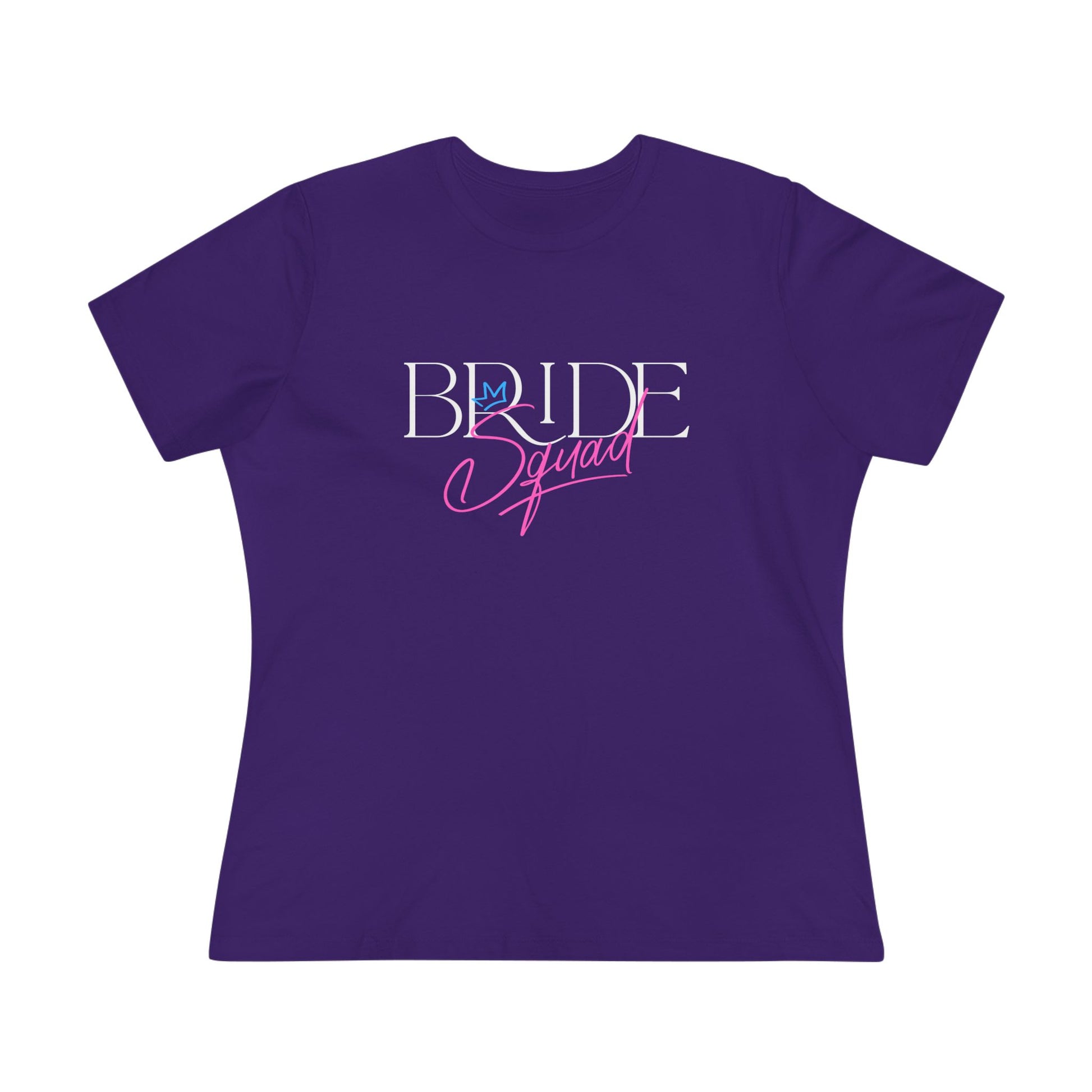 Bride Squad Cotton Tee, Perfect for Bachelorette Parties, Wedding Celebrations, Bridal Showers, Gifts for Bridesmaids, Matching Outfits