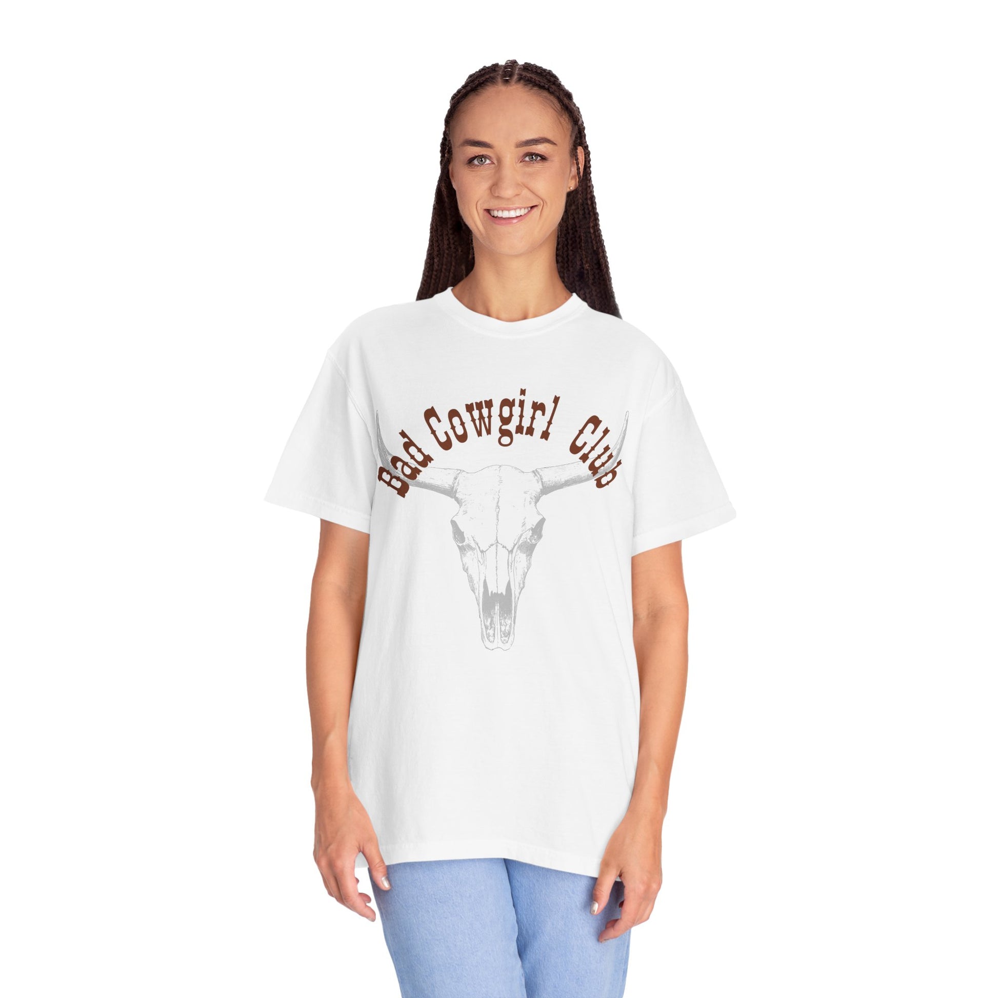 Boho Cowgirl T-Shirt - Southern Style Western Theme Fun Sassy Unisex Garment-Dyed Tee