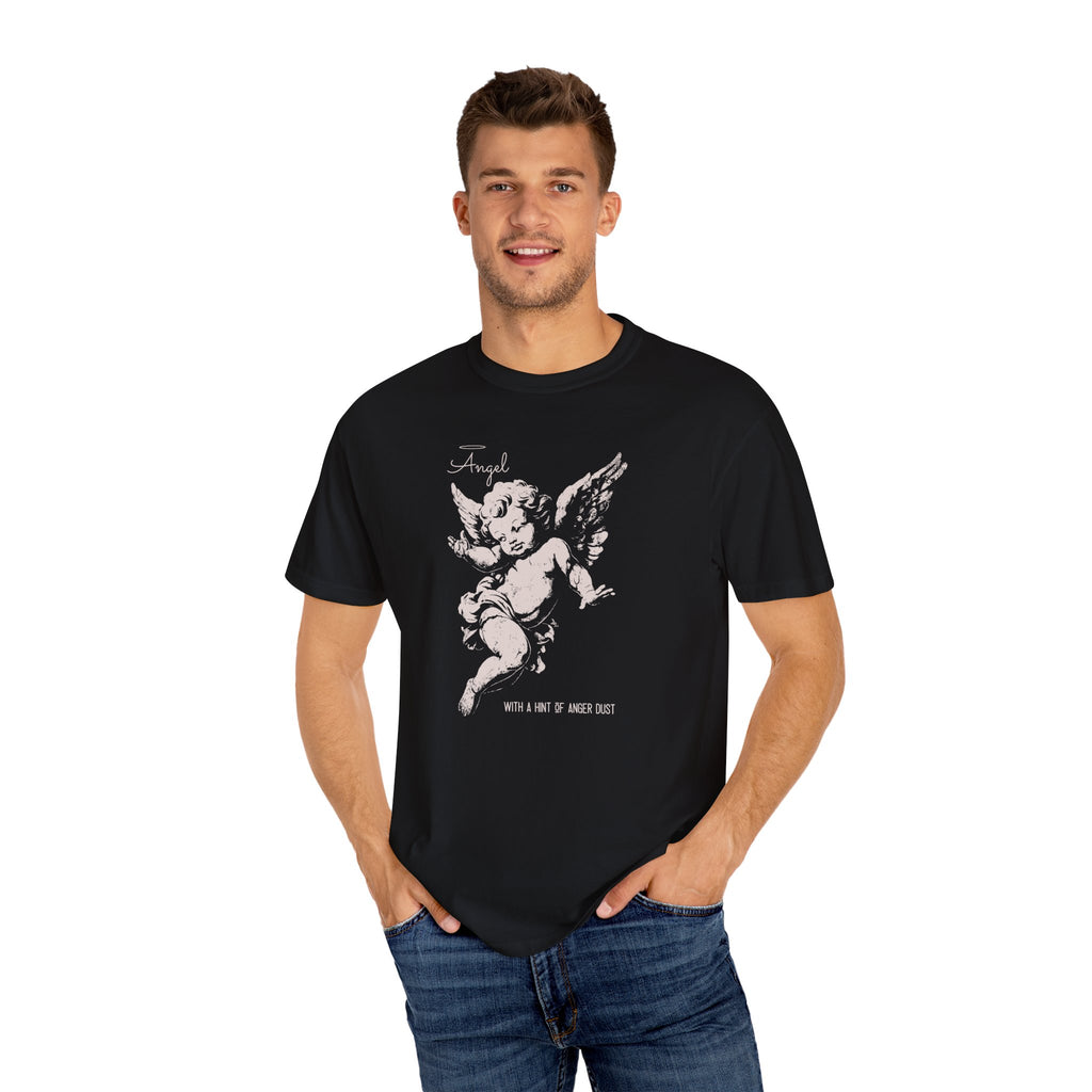 Vintage inspired Cherub T-shirt Classic Angel Design for Women sassy and sexy gift for her trendy distressed t-shirt boho girl