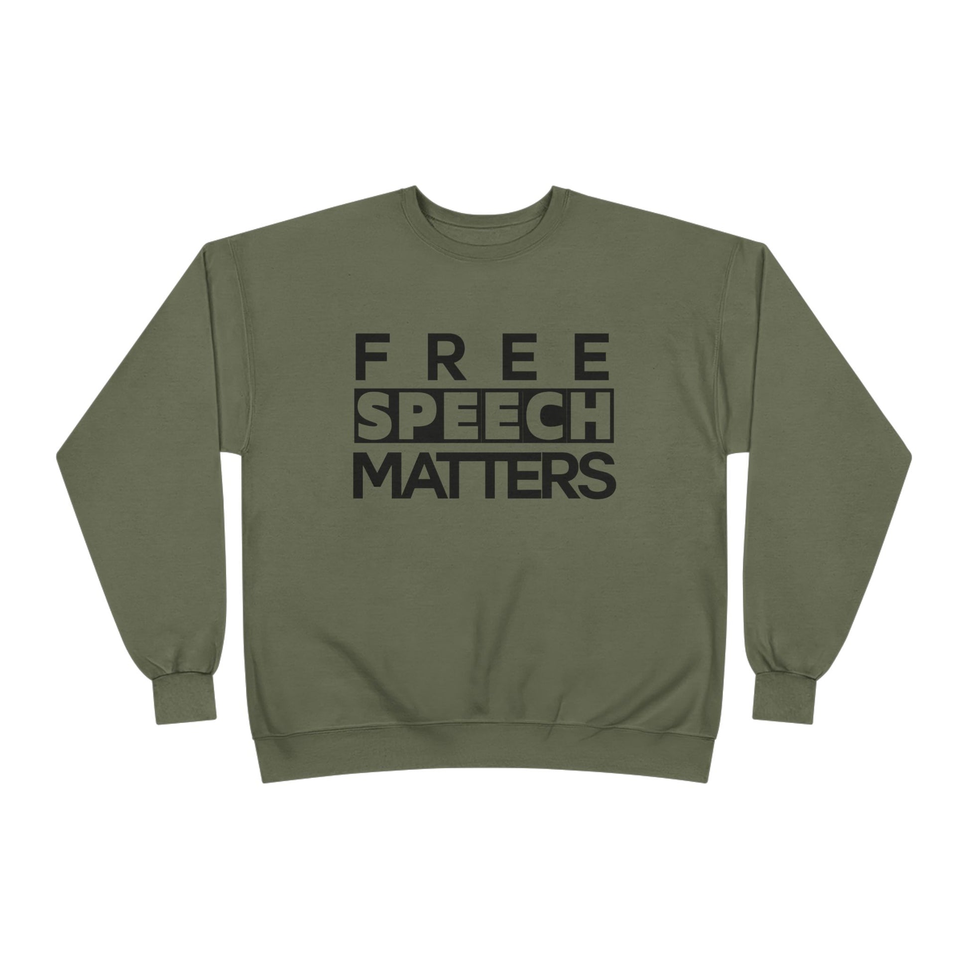 Unisex Crewneck Sweatshirt - Free Speech Matters Political Alliance Freedom Liftable All Genders