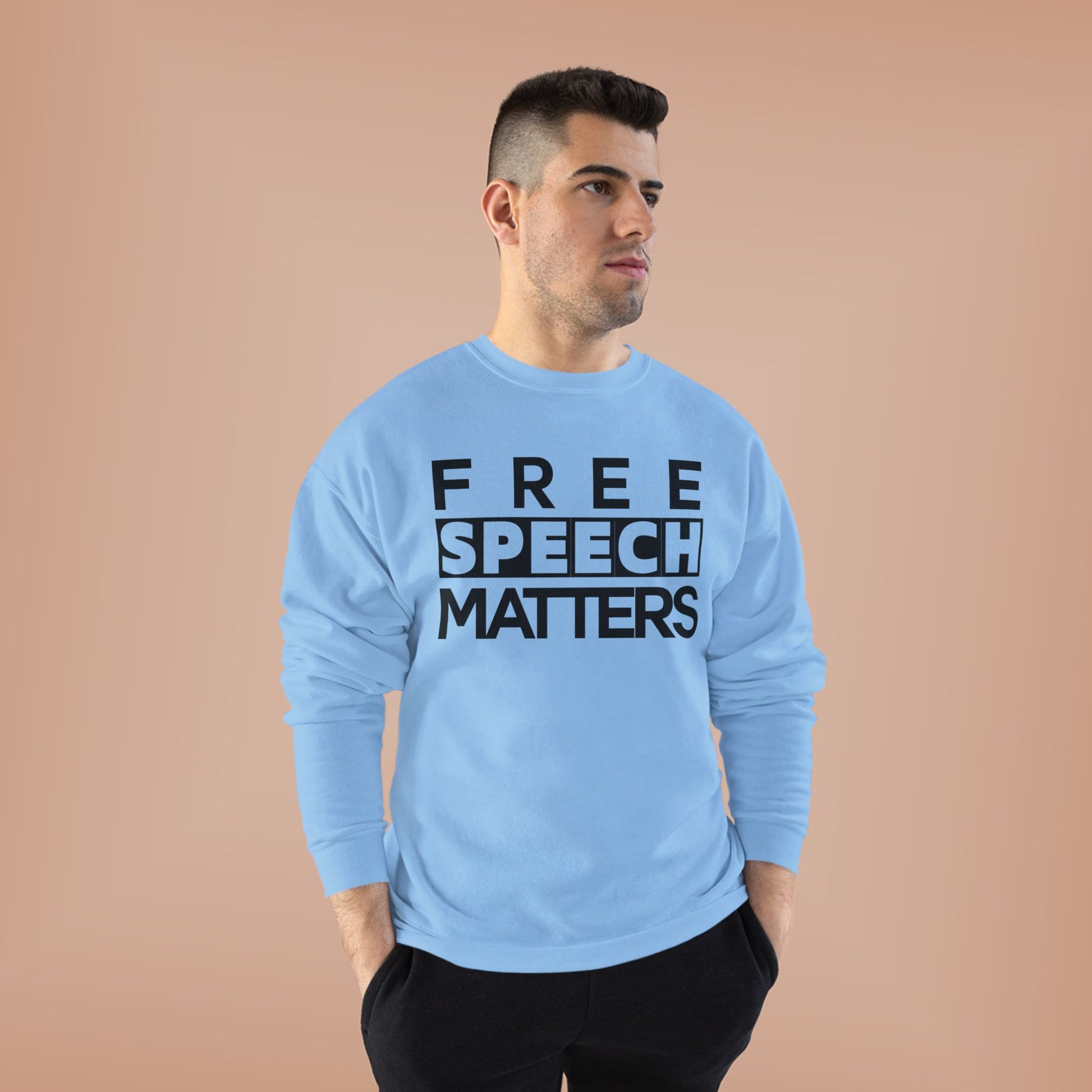 Unisex Crewneck Sweatshirt - Free Speech Matters Political Alliance Freedom Liftable All Genders