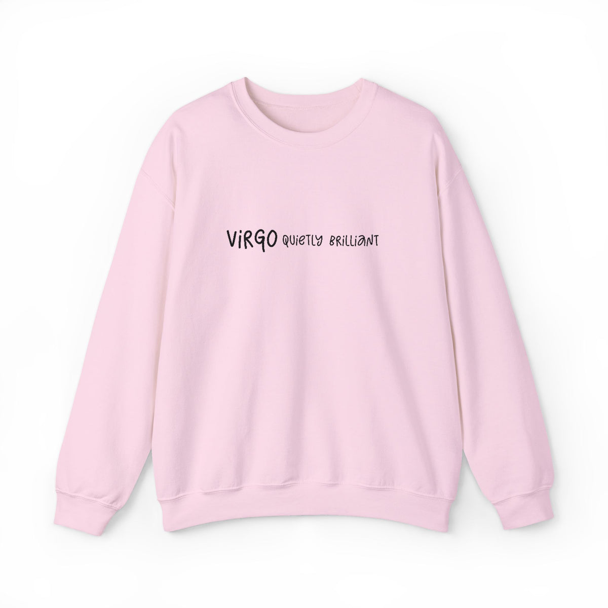Embroidered Virgo Zodiac Unisex Crewneck Sweatshirt Horoscope Birthday Giftable
