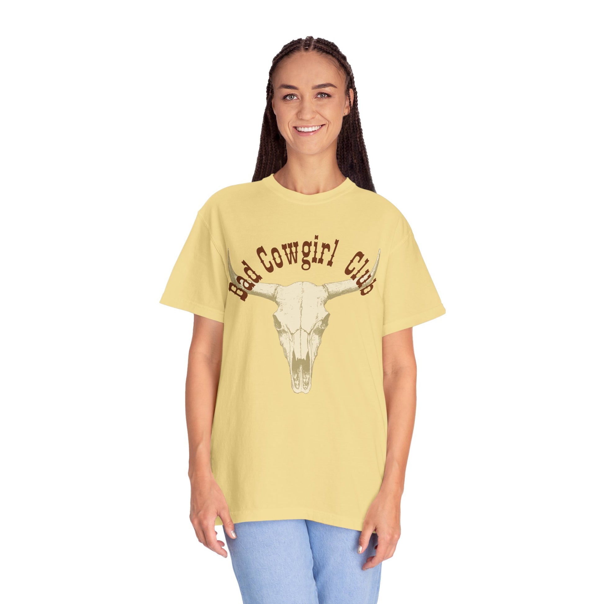 Boho Cowgirl T-Shirt - Southern Style Western Theme Fun Sassy Unisex Garment-Dyed Tee