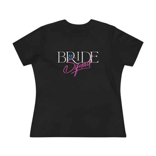 Bride Squad Cotton Tee, Perfect for Bachelorette Parties, Wedding Celebrations, Bridal Showers, Gifts for Bridesmaids, Matching Outfits