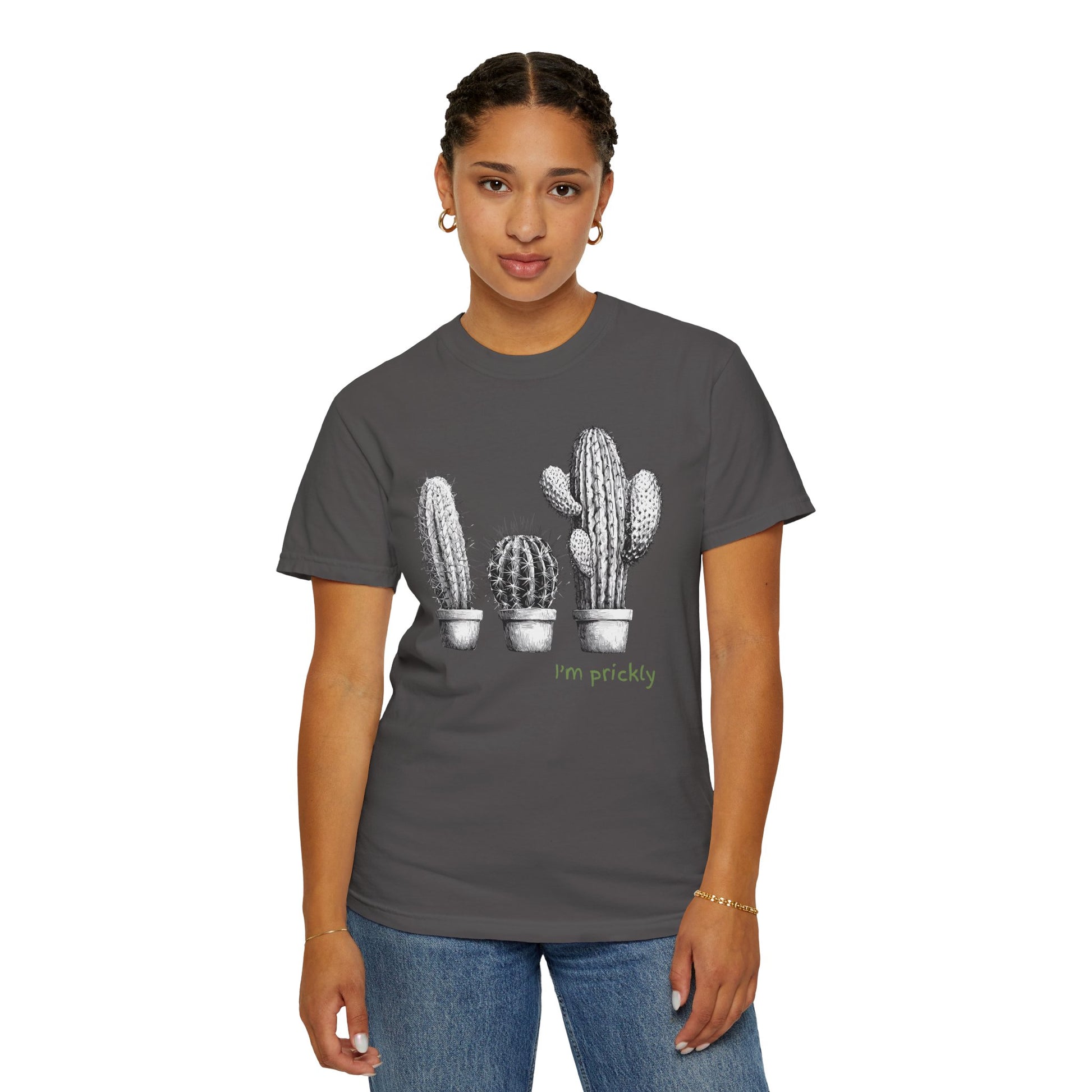 Prickly Cactus T-shirt - Funny Saying and Boho Freespirit Design