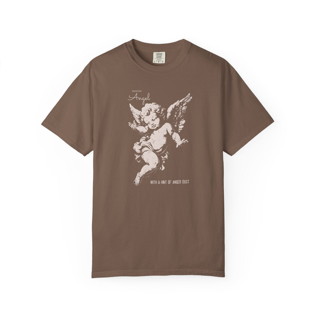 Vintage Cherub T-shirt - Classic Angel Design for Women