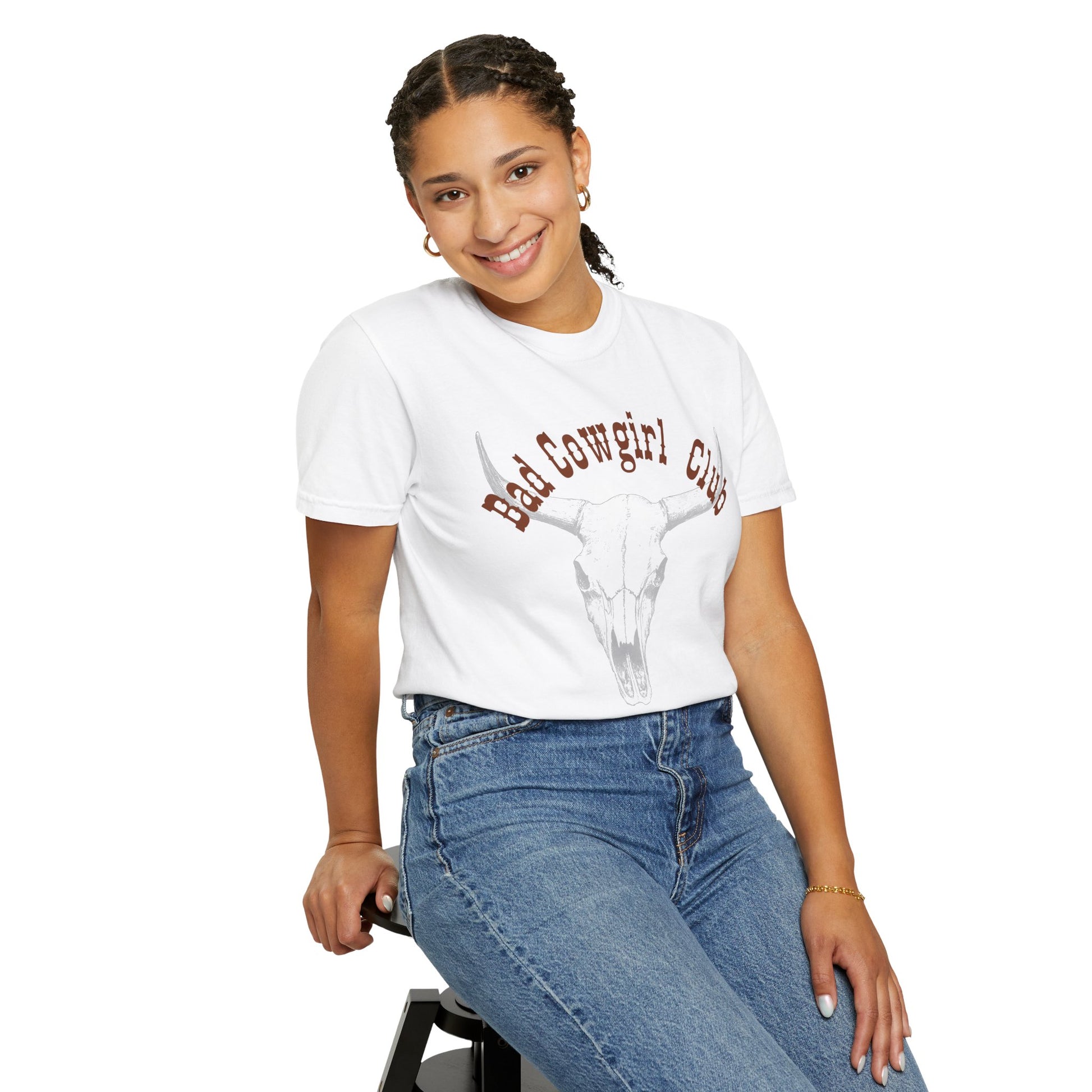 Boho Cowgirl T-Shirt - Southern Style Western Theme Fun Sassy Unisex Garment-Dyed Tee