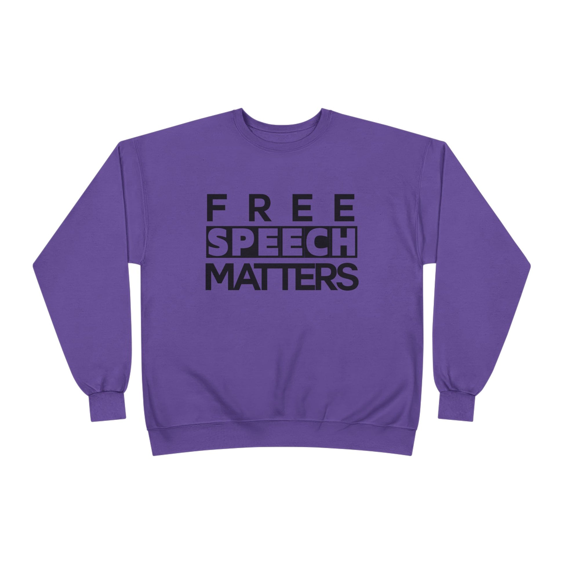 Unisex Crewneck Sweatshirt - Free Speech Matters Political Alliance Freedom Liftable All Genders