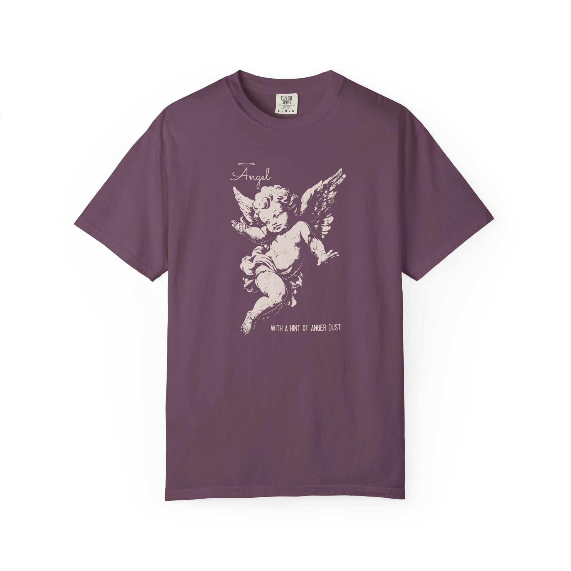 Vintage Cherub T-shirt - Classic Angel Design for Women