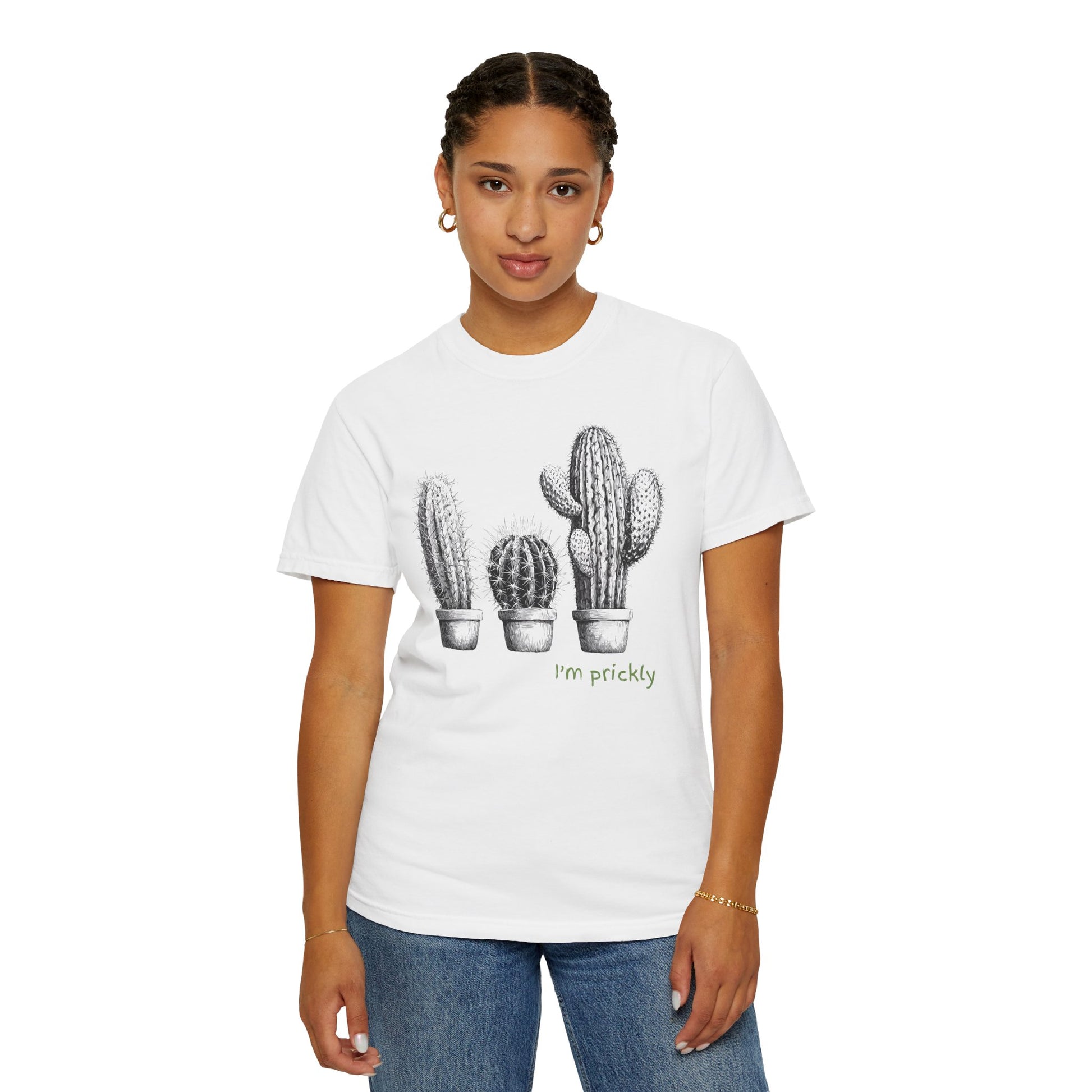 Prickly Cactus T-shirt - Funny Saying and Boho Freespirit Design