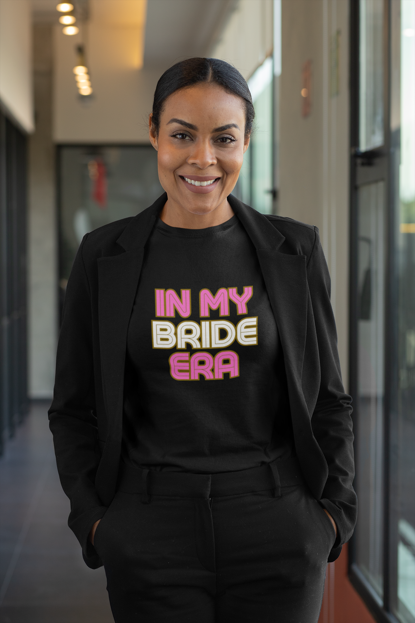 In my Bride Era Wedding Engagement Bachelorette Party Tee -Garment-Dyed T-shirt
