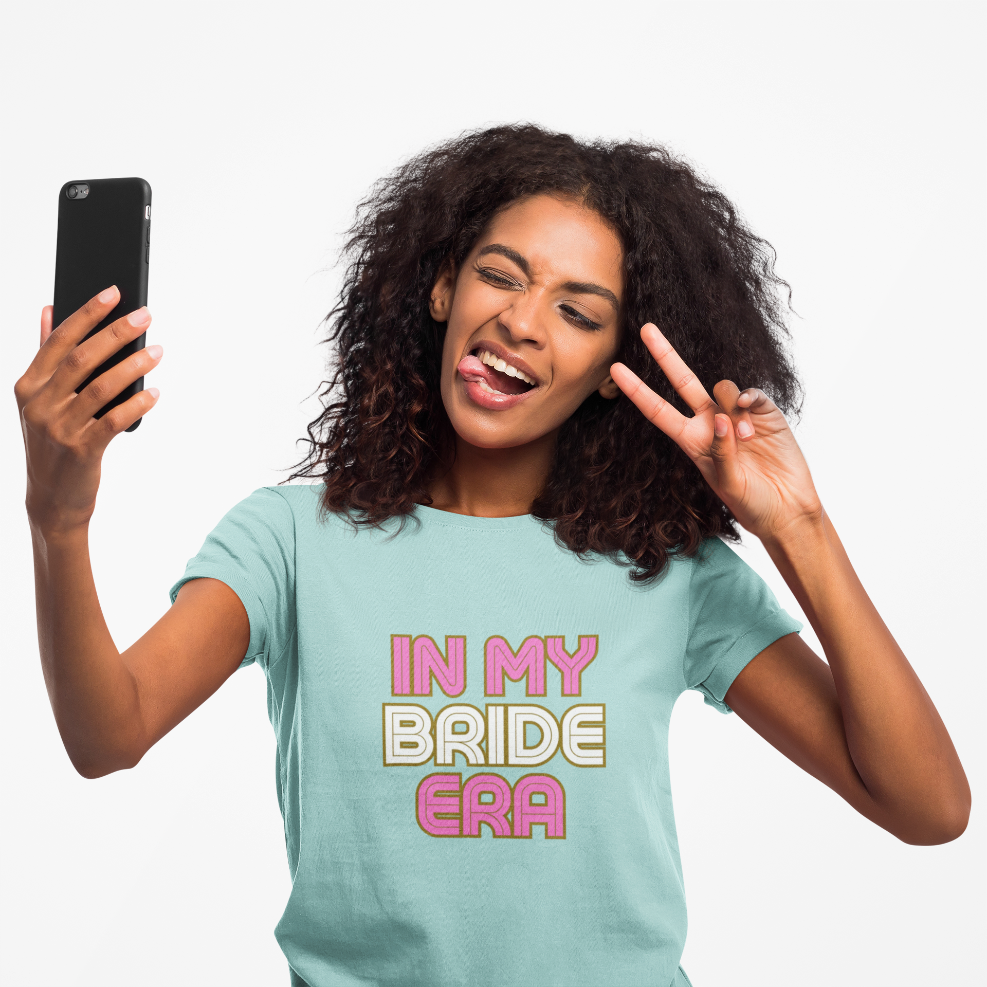 In my Bride Era Wedding Engagement Bachelorette Party Tee -Garment-Dyed T-shirt