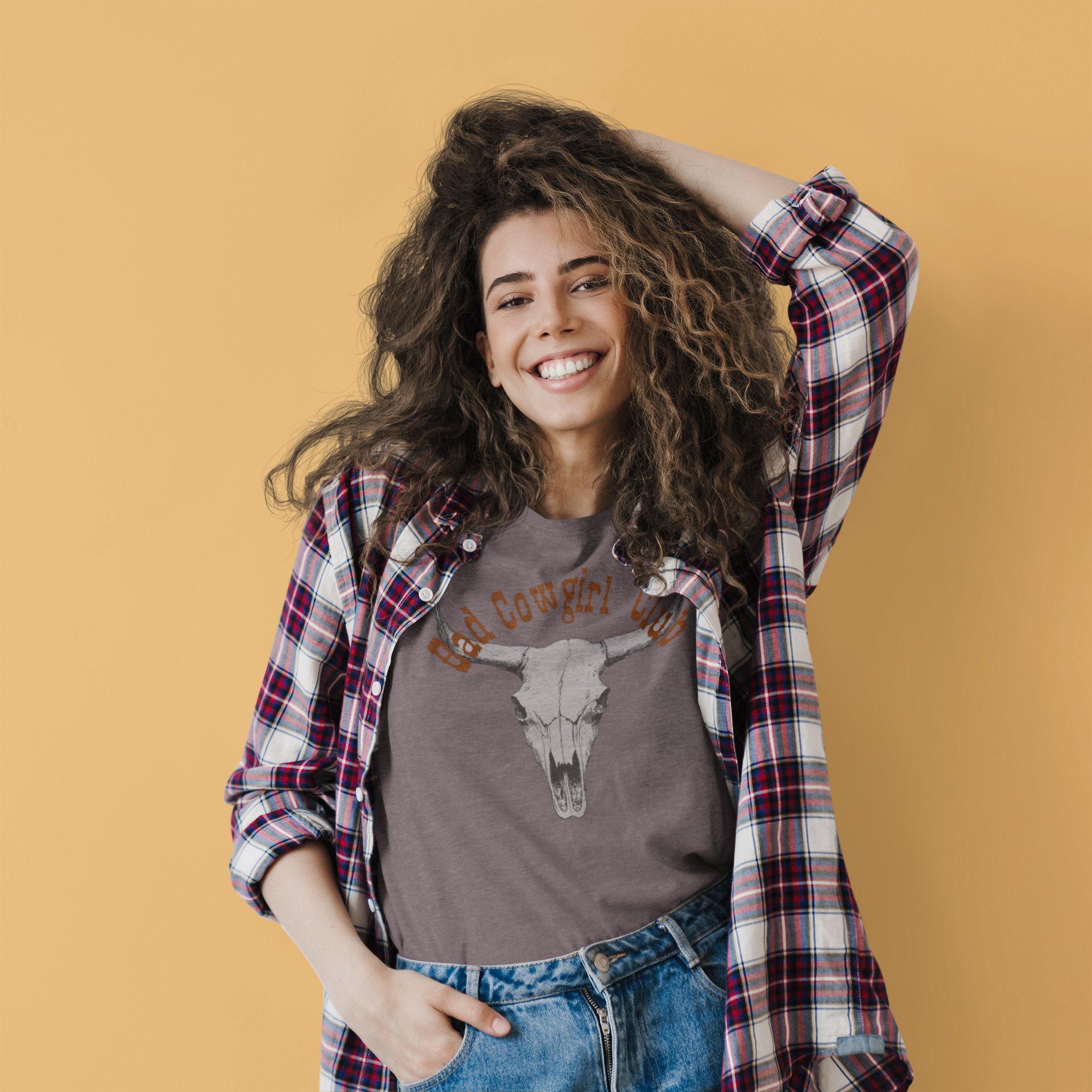 Boho Cowgirl T-Shirt - Southern Style Western Theme Fun Sassy Unisex Garment-Dyed Tee