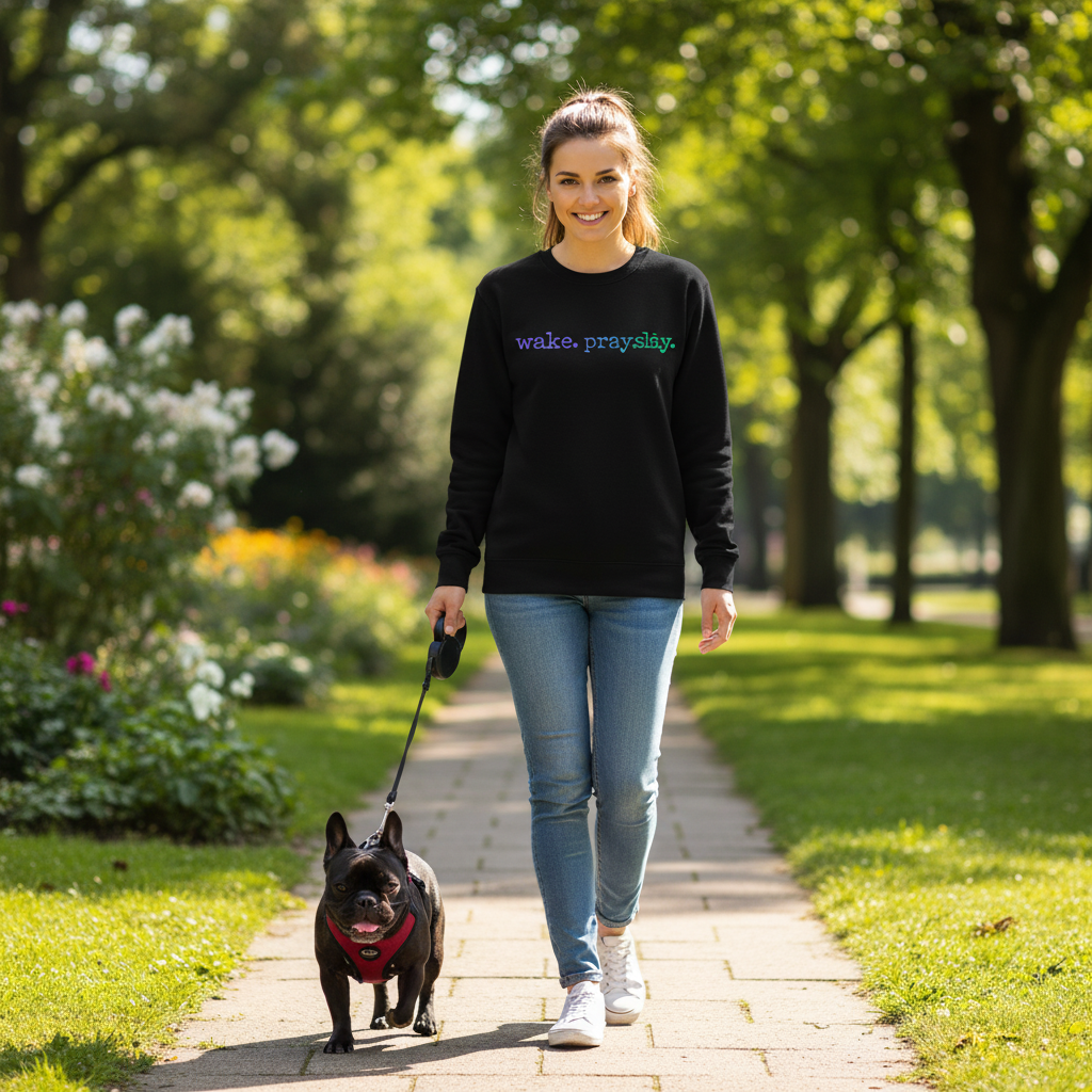 Modern faith inspired Unisex Heavy Blend™ Crewneck Sweatshirt Casual motivating positive Sweatshirt contemporary christian crew