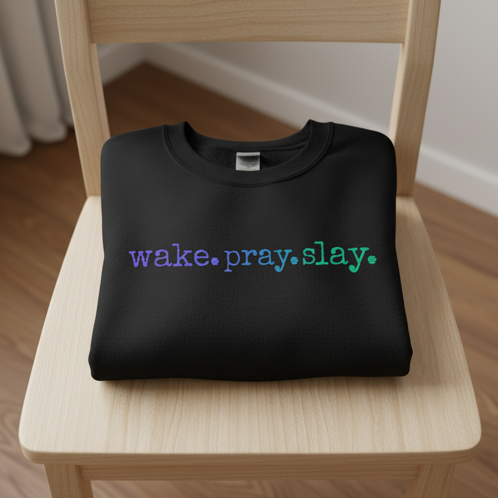 Modern faith inspired Unisex Heavy Blend™ Crewneck Sweatshirt Casual motivating positive Sweatshirt contemporary christian crew