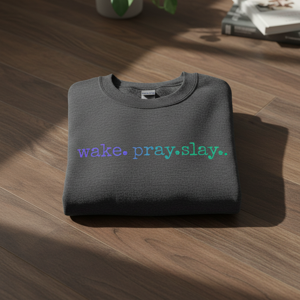 Modern faith inspired Unisex Heavy Blend™ Crewneck Sweatshirt Casual motivating positive Sweatshirt contemporary christian crew