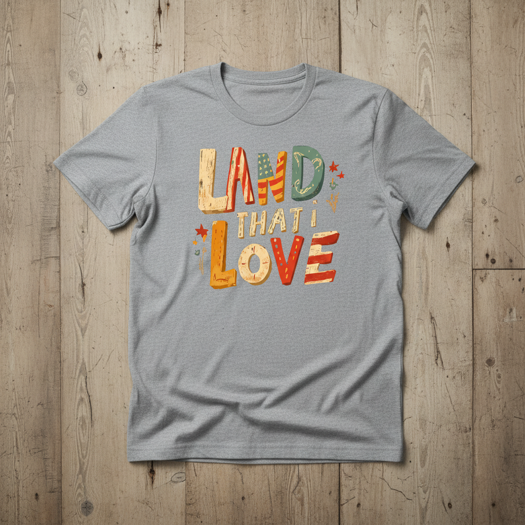 Patriotic loving tee proud love America Unisex T-Shirt  4th of July red white and blue freedom inspired t-shirt  Softstyle Comfort for Patriotic Souls