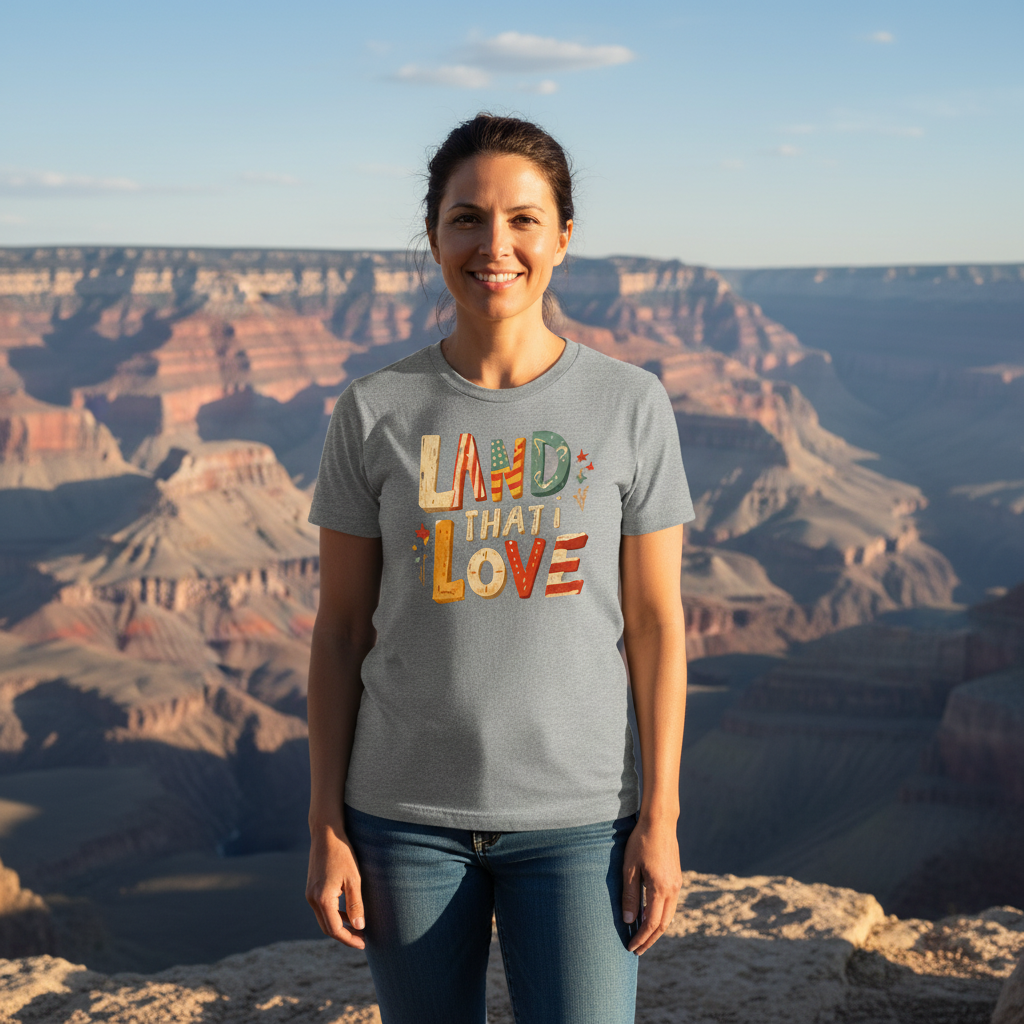 Patriotic loving tee proud love America Unisex T-Shirt  4th of July red white and blue freedom inspired t-shirt  Softstyle Comfort for Patriotic Souls
