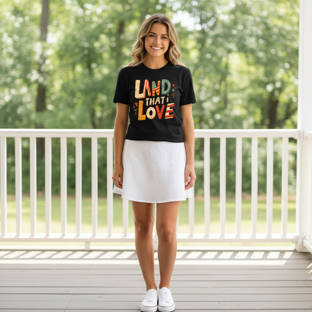 Patriotic loving tee proud love America Unisex T-Shirt  4th of July red white and blue freedom inspired t-shirt  Softstyle Comfort for Patriotic Souls