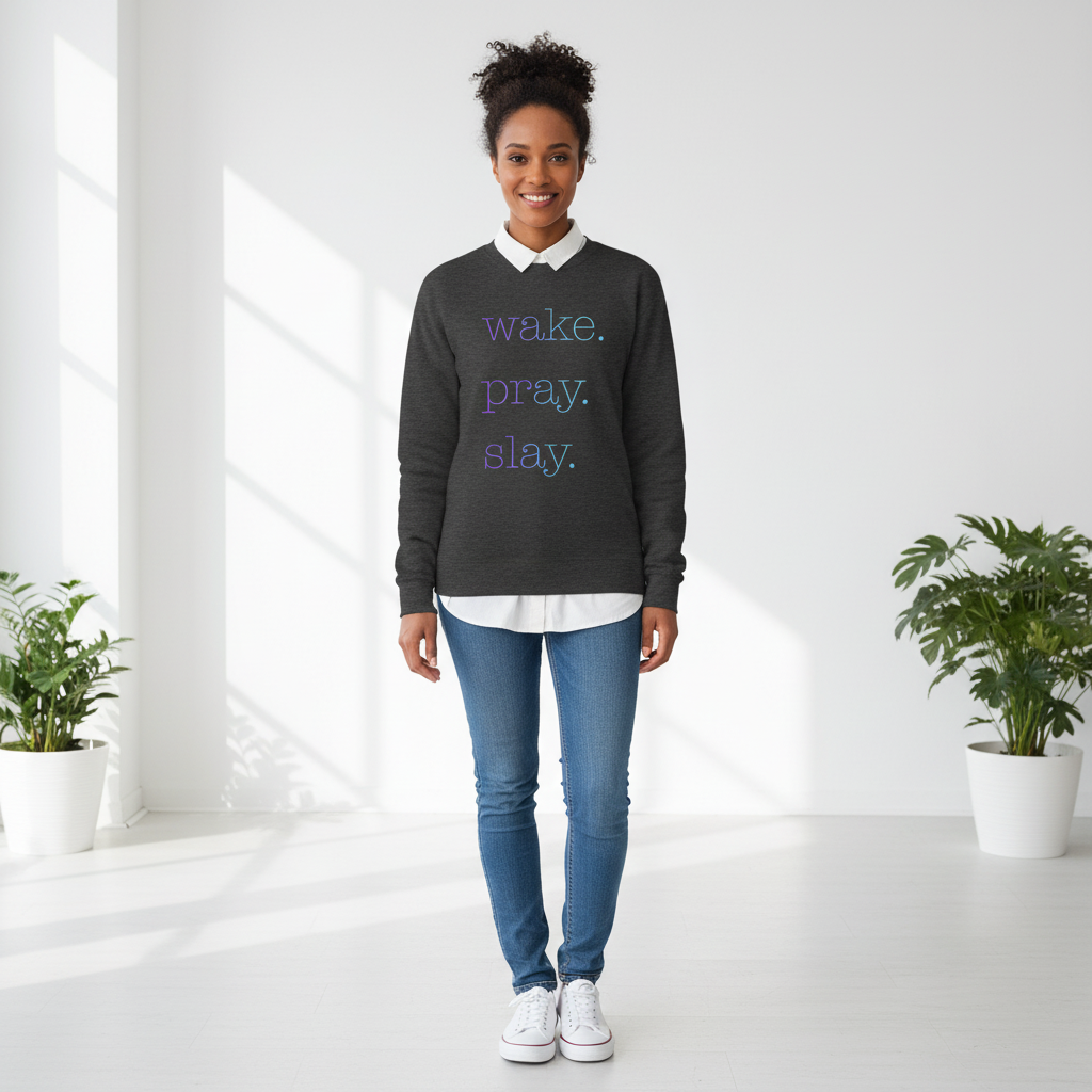 Christian inspired Women's pullover Faith based sweatshirt Inspirational gifts love Jesus  Crewneck Sweatshirt