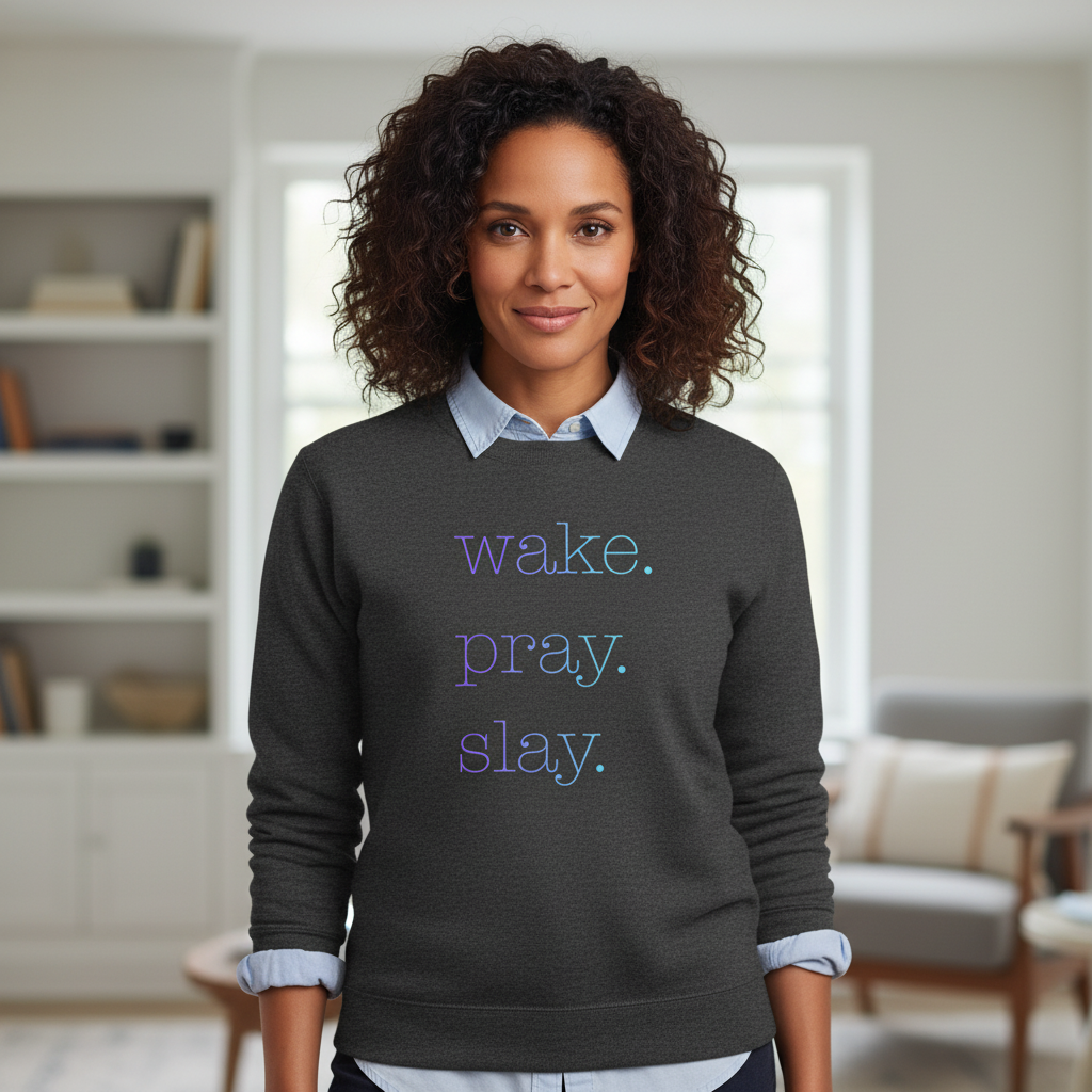 Christian inspired Women's pullover Faith based sweatshirt Inspirational gifts love Jesus  Crewneck Sweatshirt