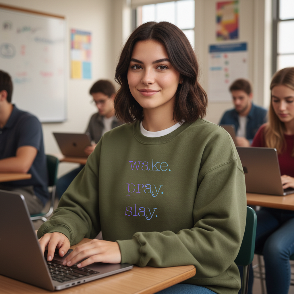 Christian inspired Women's pullover Faith based sweatshirt Inspirational gifts love Jesus  Crewneck Sweatshirt
