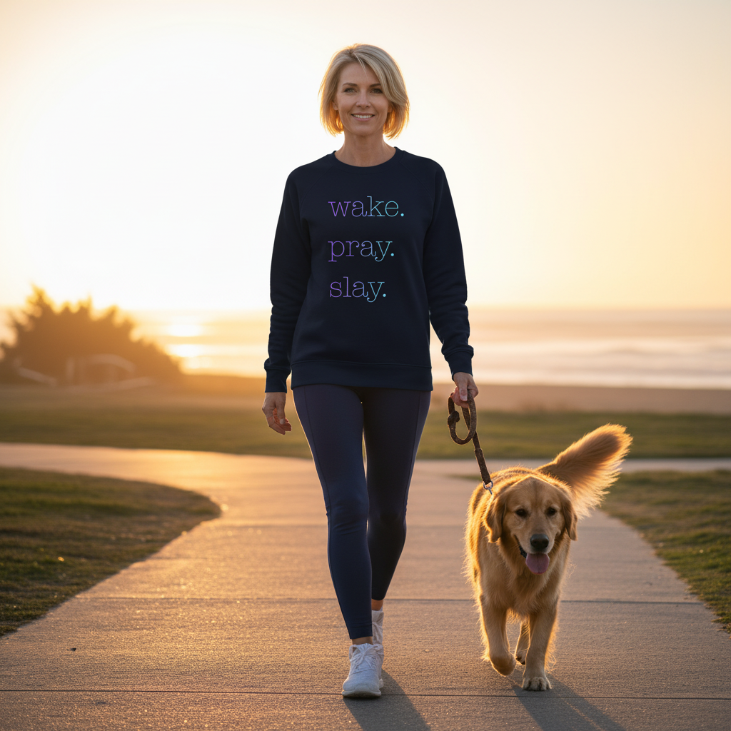 Christian inspired Women's pullover Faith based sweatshirt Inspirational gifts love Jesus  Crewneck Sweatshirt