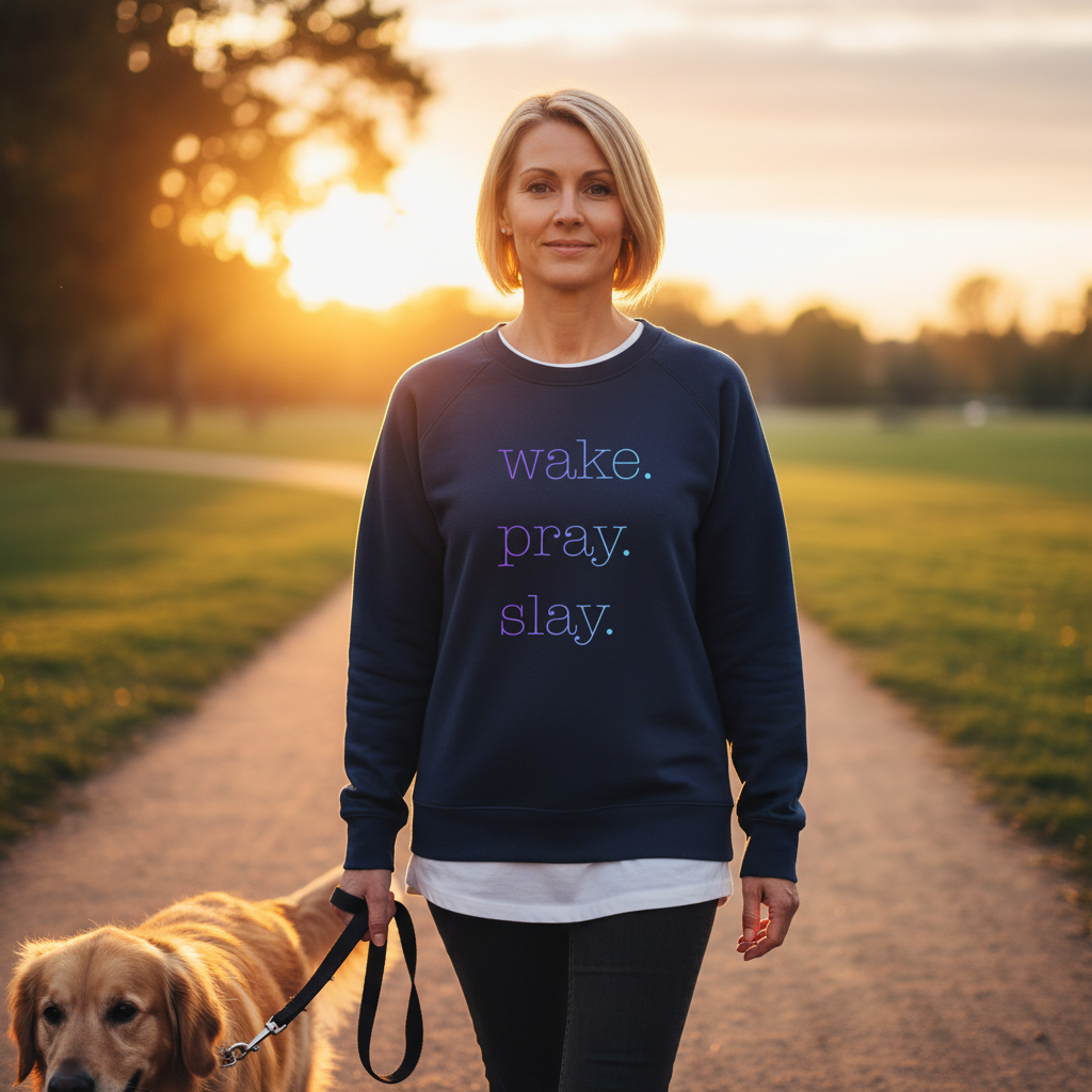 Christian inspired Women's pullover Faith based sweatshirt Inspirational gifts love Jesus  Crewneck Sweatshirt