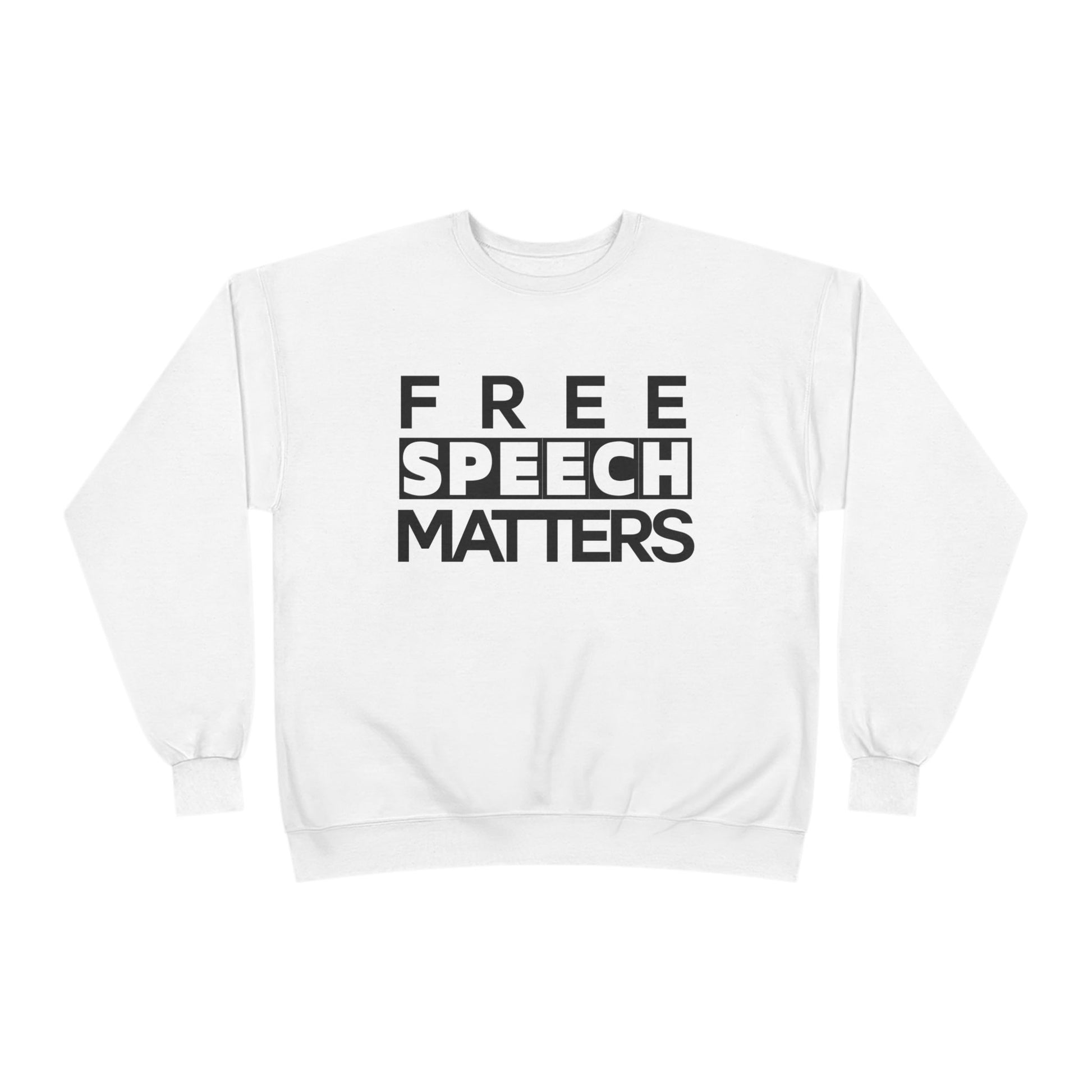 Unisex Crewneck Sweatshirt - Free Speech Matters Political Alliance Freedom Liftable All Genders