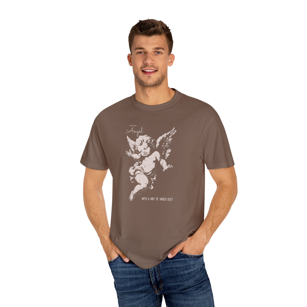 Vintage inspired Cherub T-shirt Classic Angel Design for Women sassy and sexy gift for her trendy distressed t-shirt boho girl