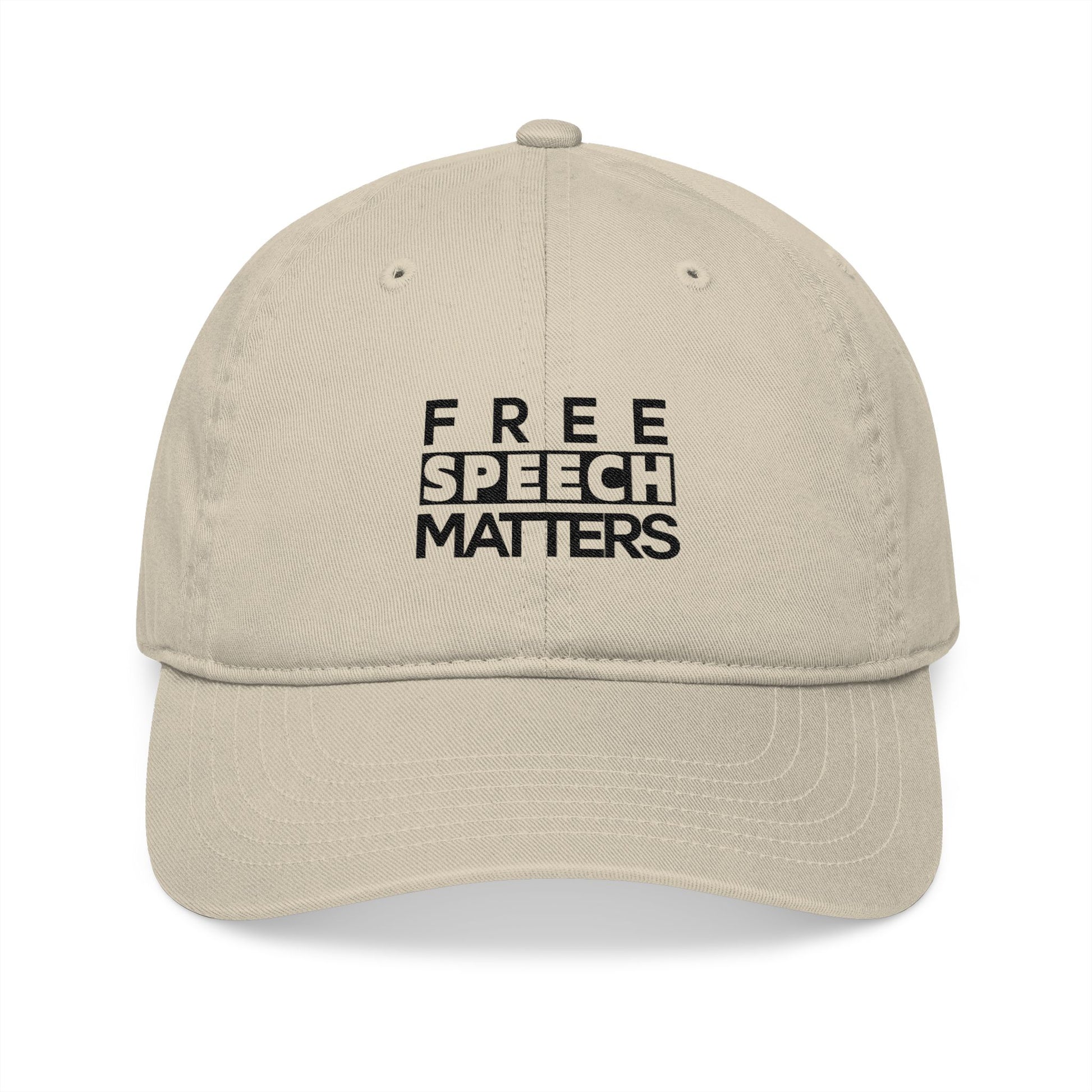 Patriotic Embroidered Free Speech Organic Baseball Cap Unisex America gift 250 year celebration