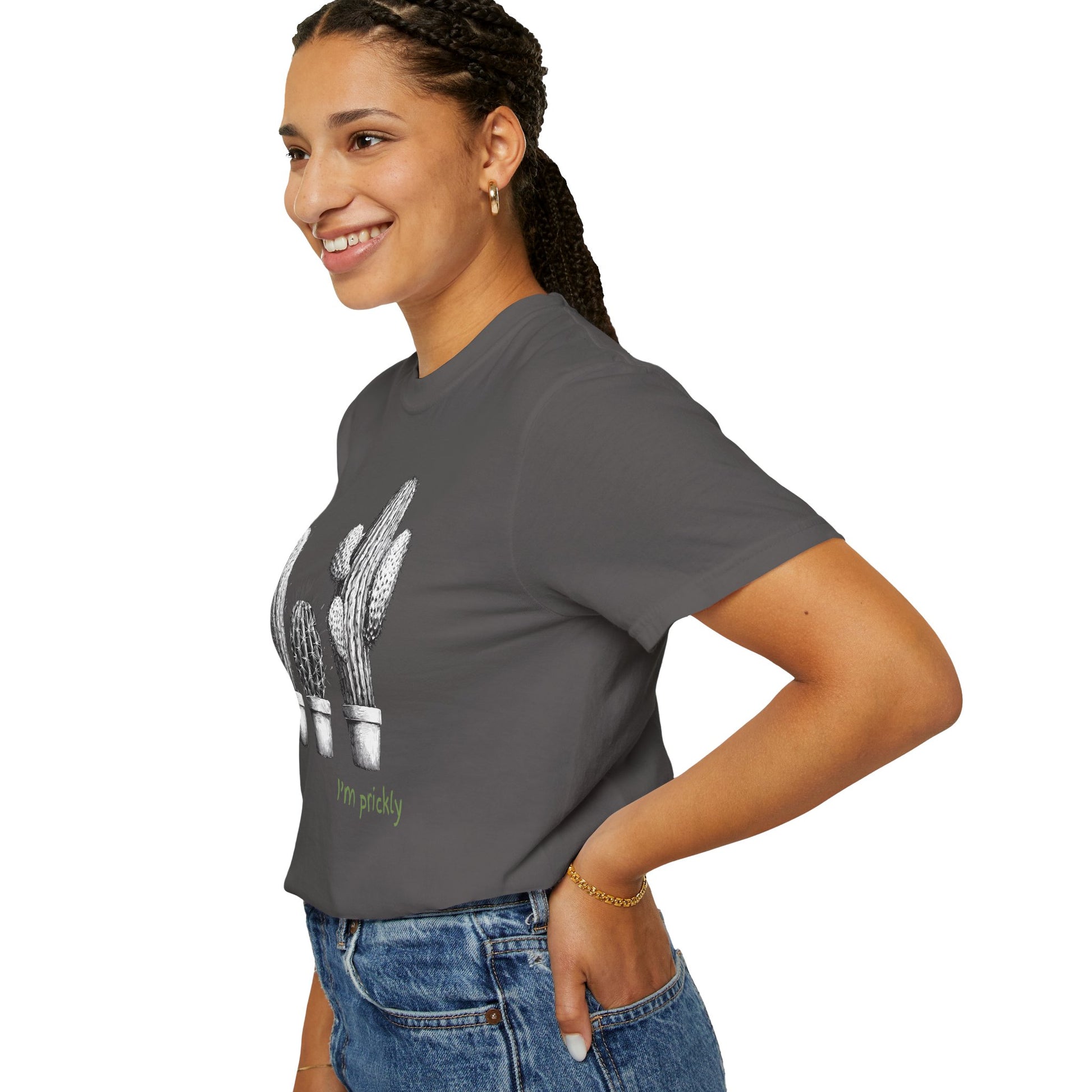 Prickly Cactus T-shirt - Funny Saying and Boho Freespirit Design