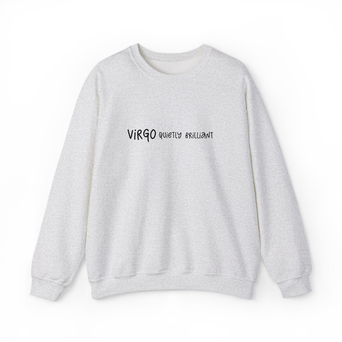 Embroidered Virgo Zodiac Unisex Crewneck Sweatshirt Horoscope Birthday Giftable