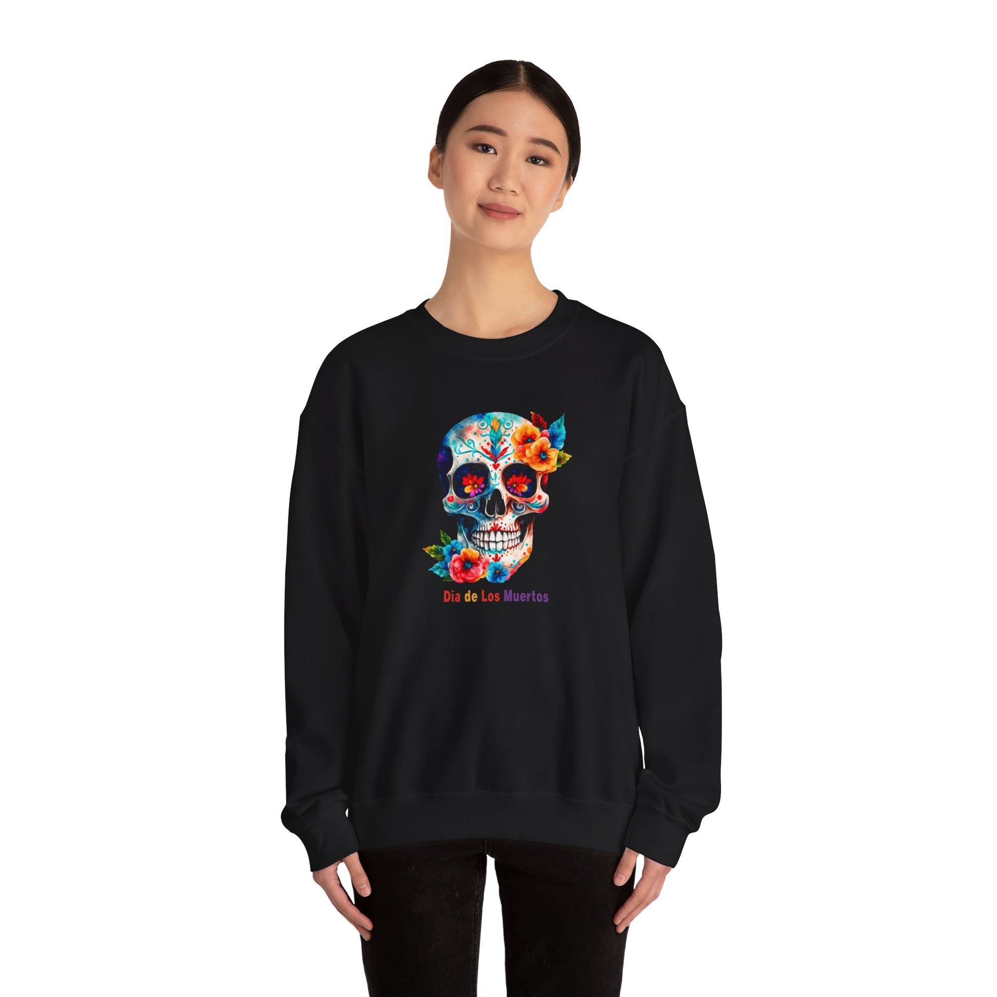 Day of the Dead, Dia de los Muertos Crewneck Sweatshirt - Halloween, Costume Unisex