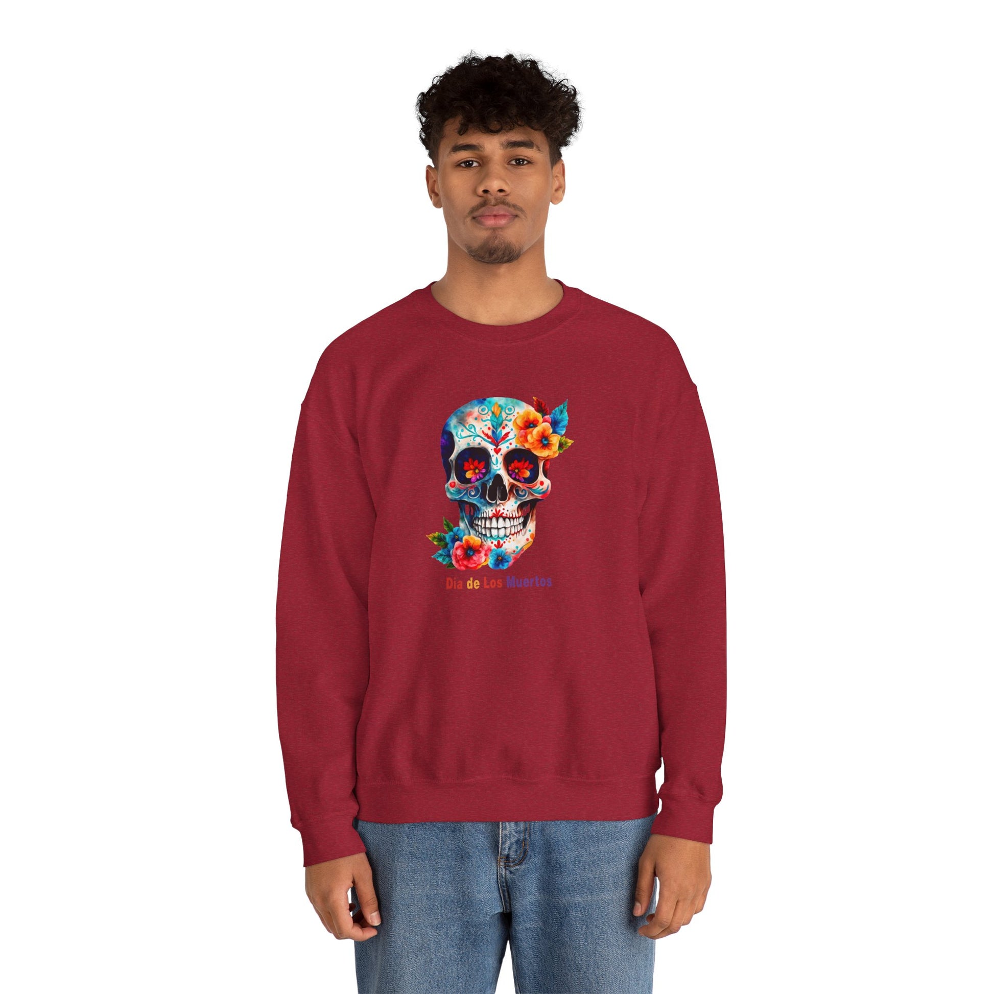 Day of the Dead, Dia de los Muertos Crewneck Sweatshirt - Halloween, Costume Unisex