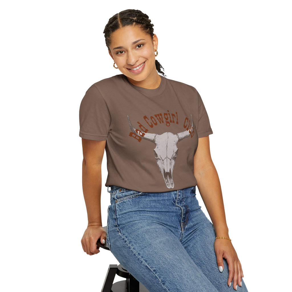 Boho Cowgirl T-Shirt - Southern Style Western Theme Fun Sassy Unisex Garment-Dyed Tee