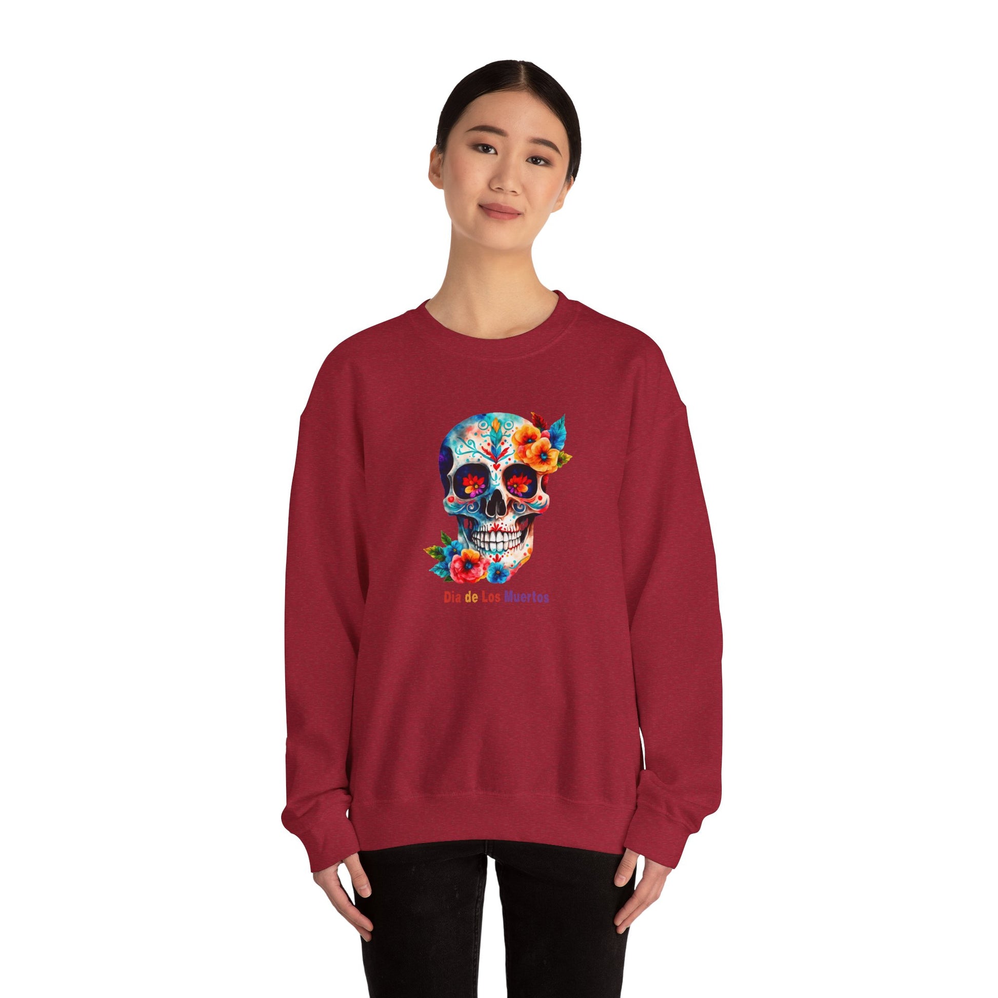 Day of the Dead, Dia de los Muertos Crewneck Sweatshirt - Halloween, Costume Unisex