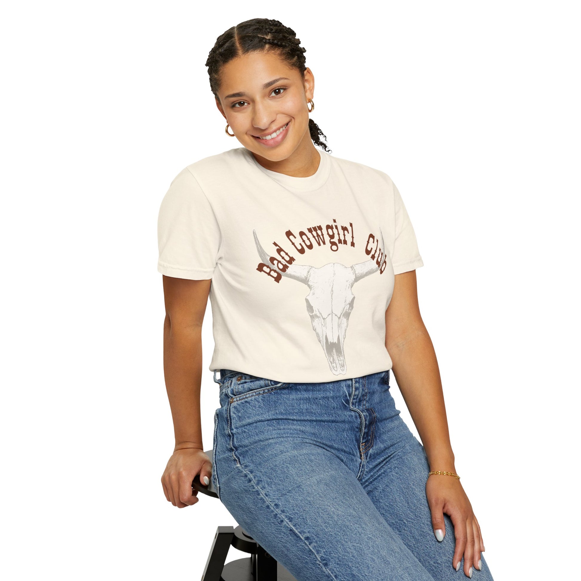 Boho Cowgirl T-Shirt - Southern Style Western Theme Fun Sassy Unisex Garment-Dyed Tee