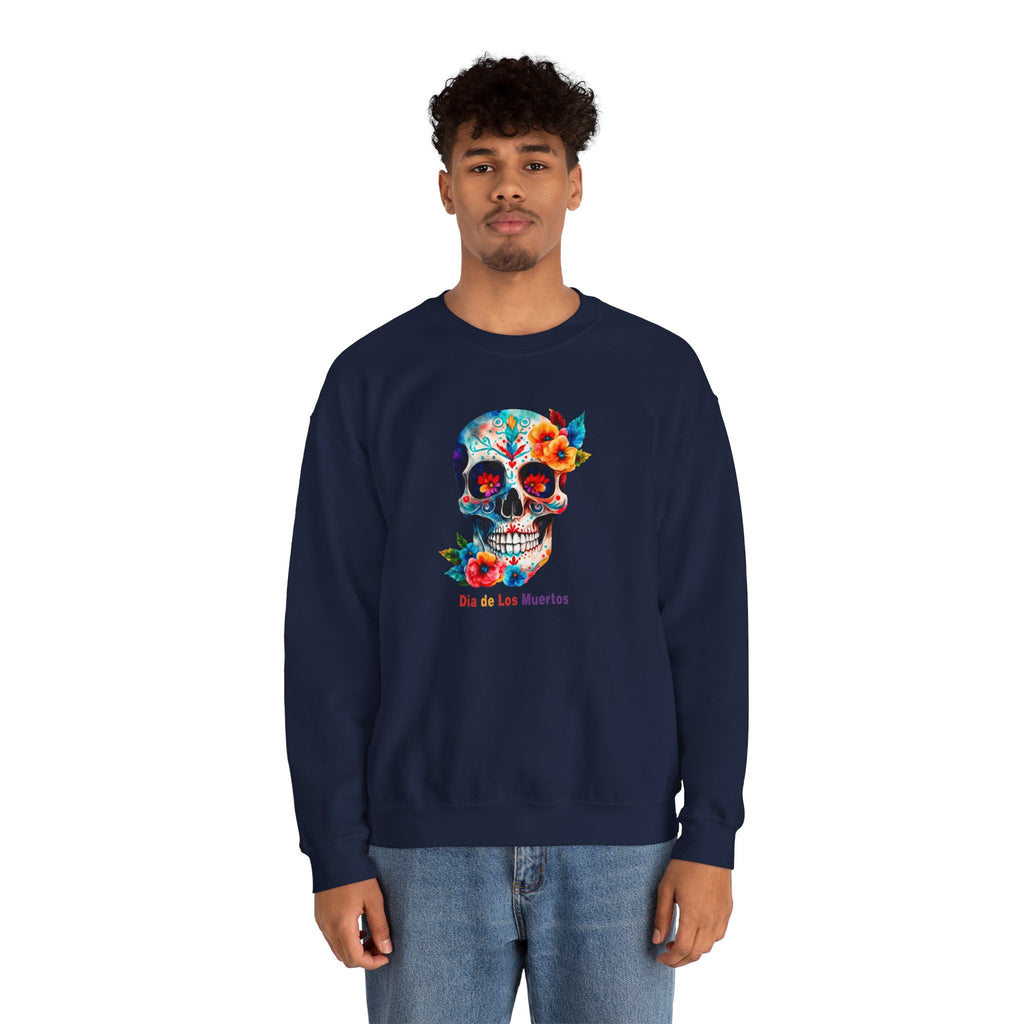 Day of the Dead, Dia de los Muertos Crewneck Sweatshirt - Halloween, Costume Unisex