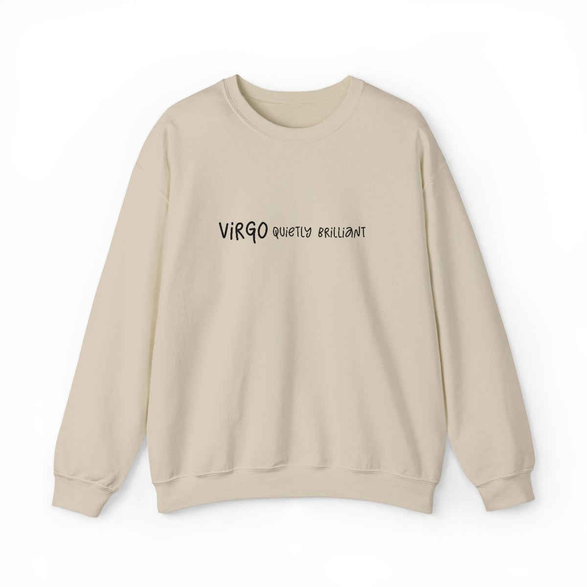 Embroidered Virgo Zodiac Unisex Crewneck Sweatshirt Horoscope Birthday Giftable